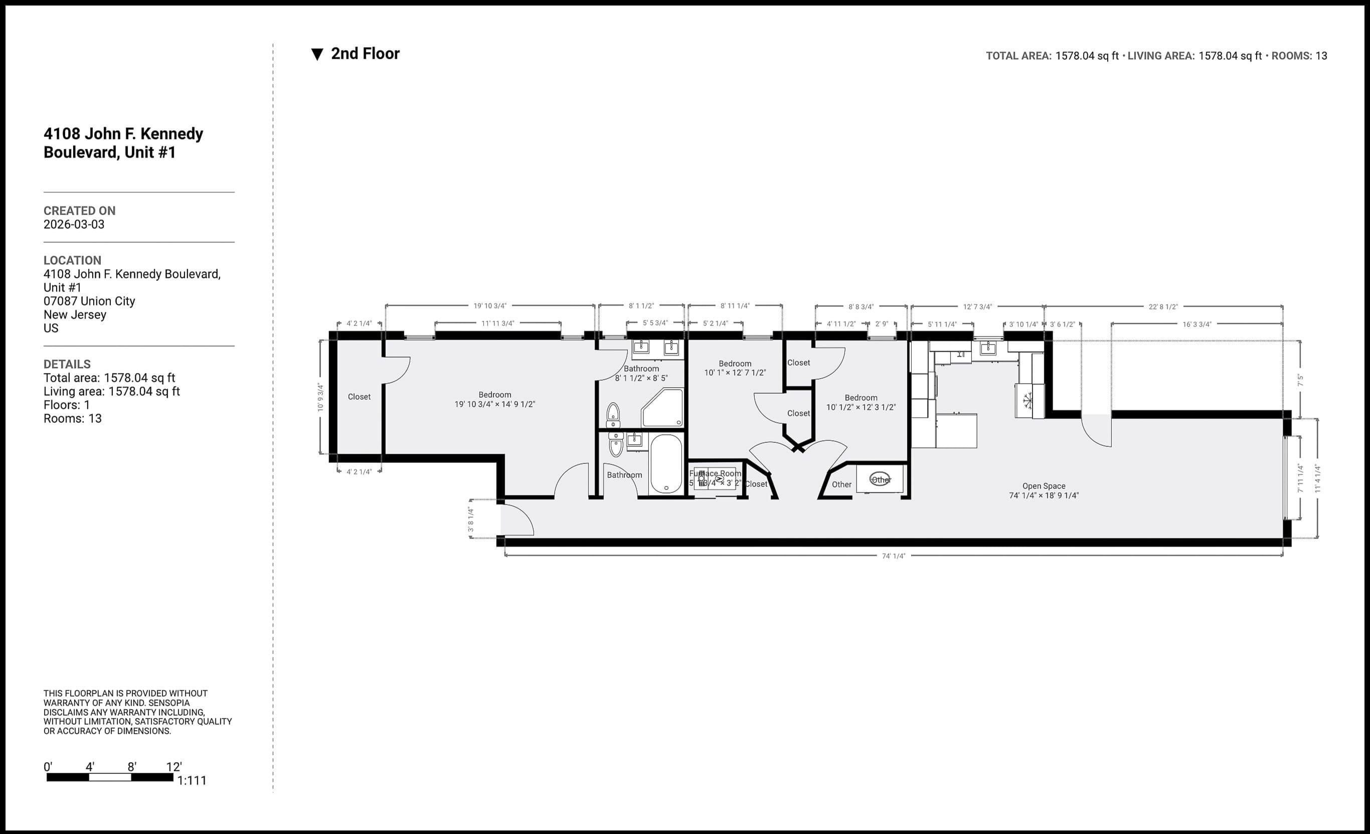 4108 KENNEDY BLVD Unit: 1