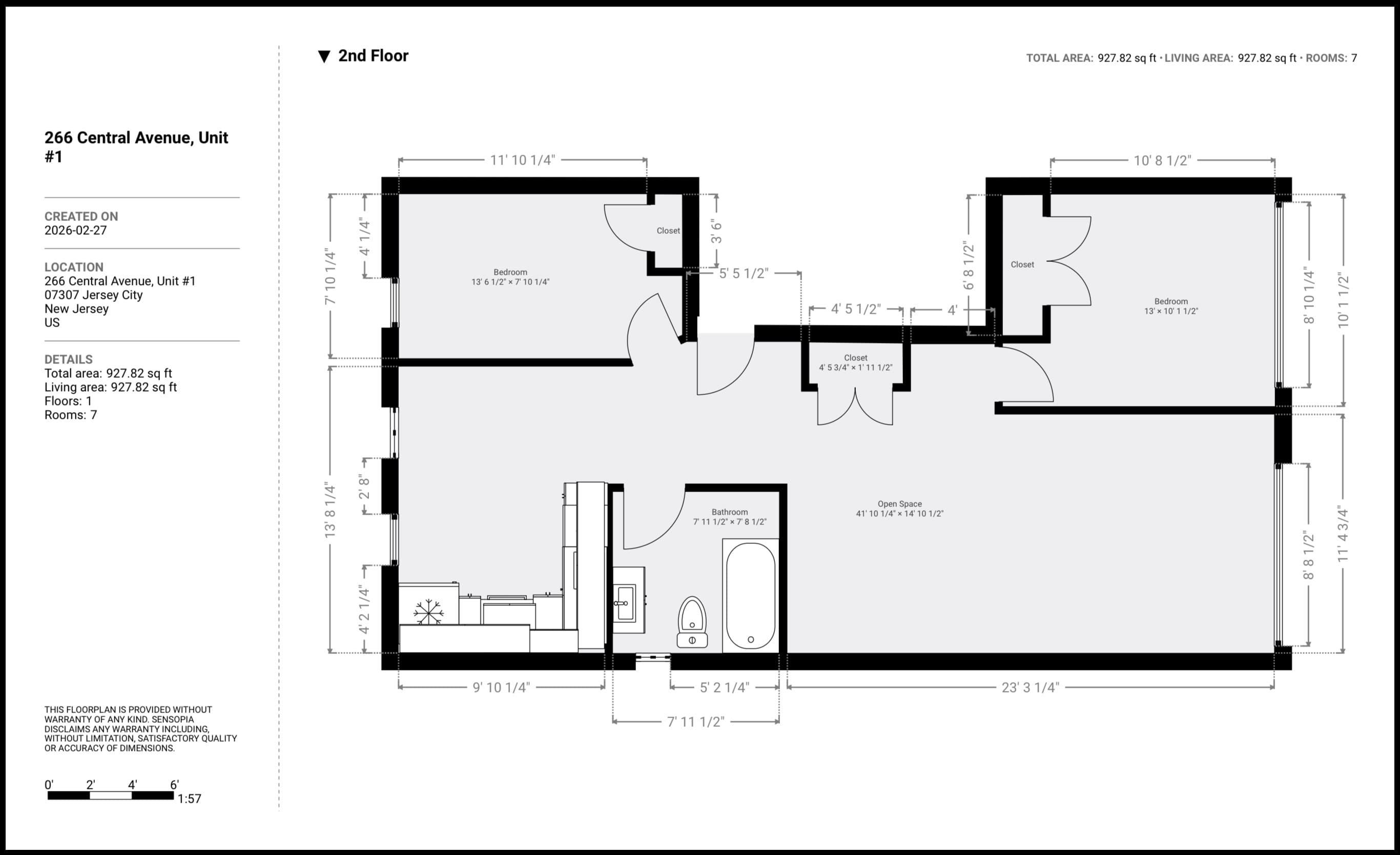 266 CENTRAL AVE Unit: 1