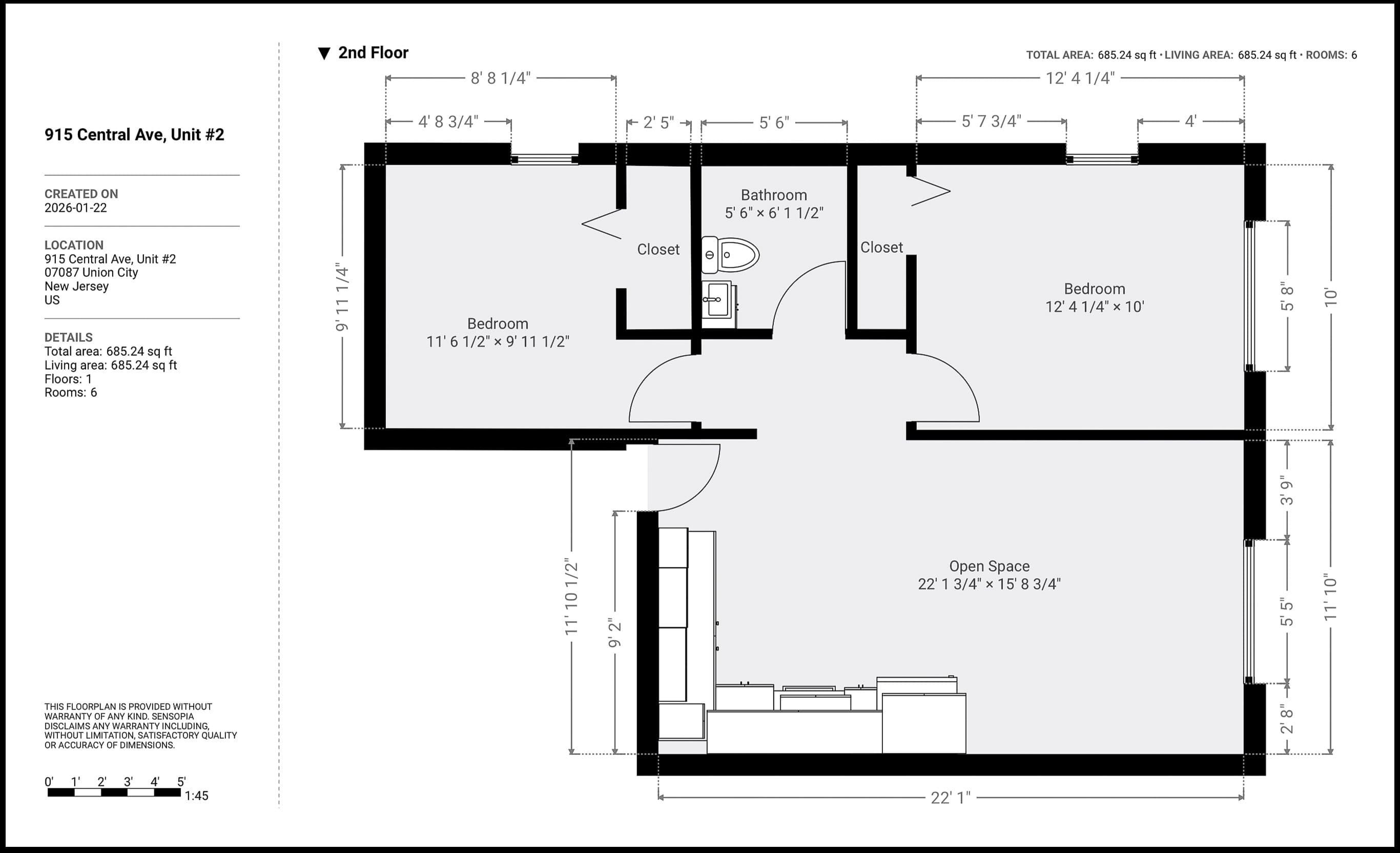 915 CENTRAL AVE Unit: 2