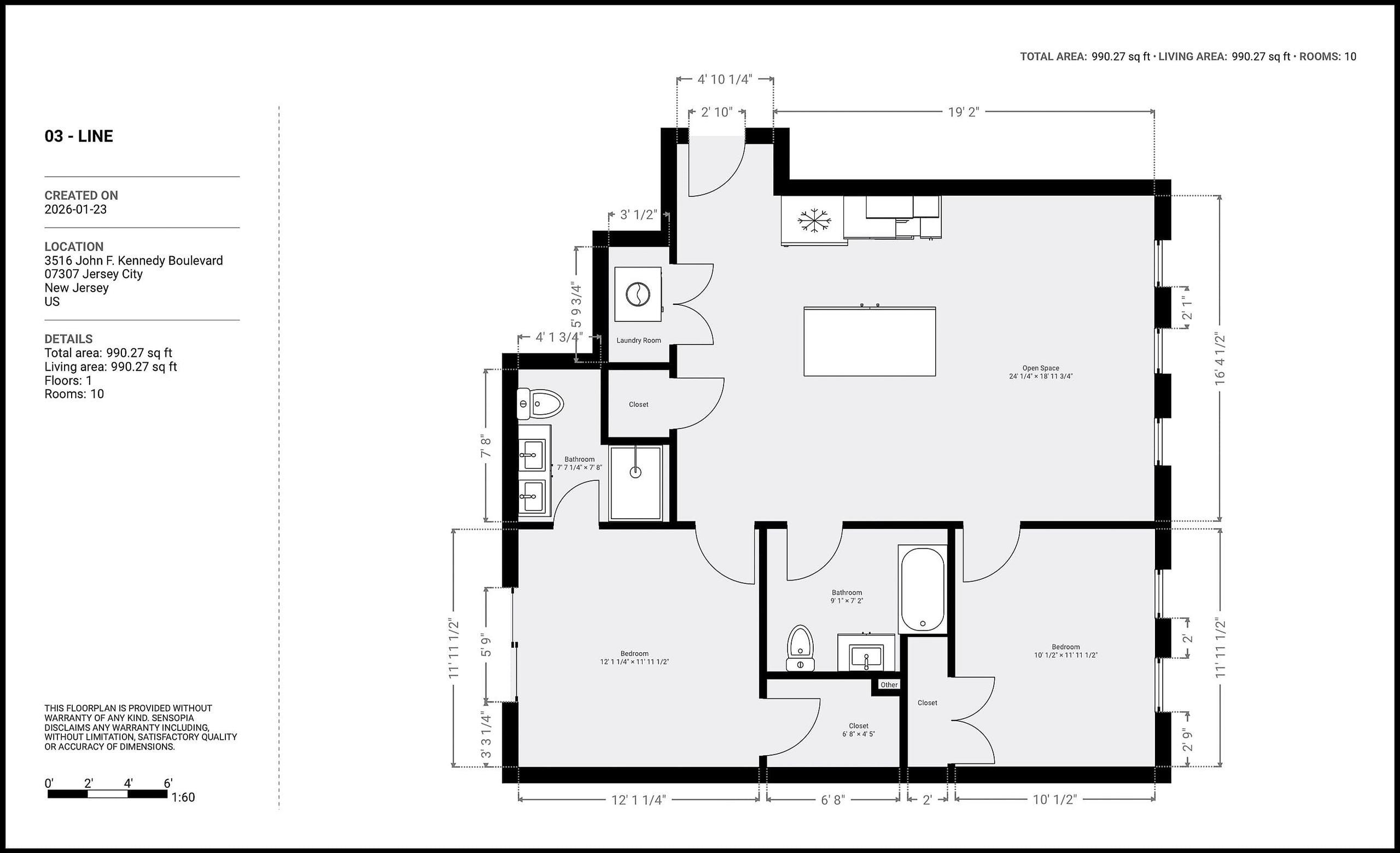 3516 JOHN F KENNEDY BLVD Unit: 403