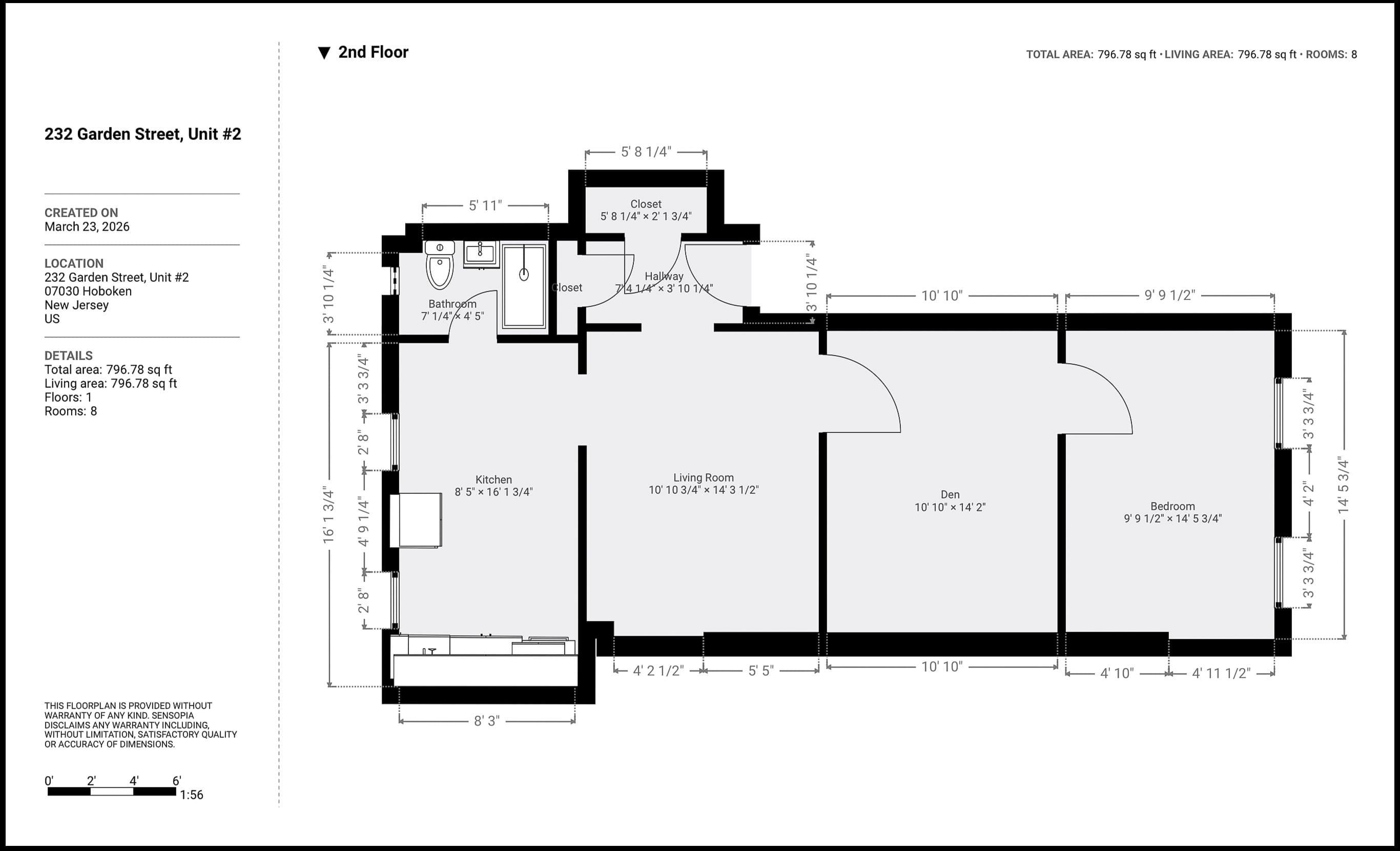232 GARDEN ST Unit: 2