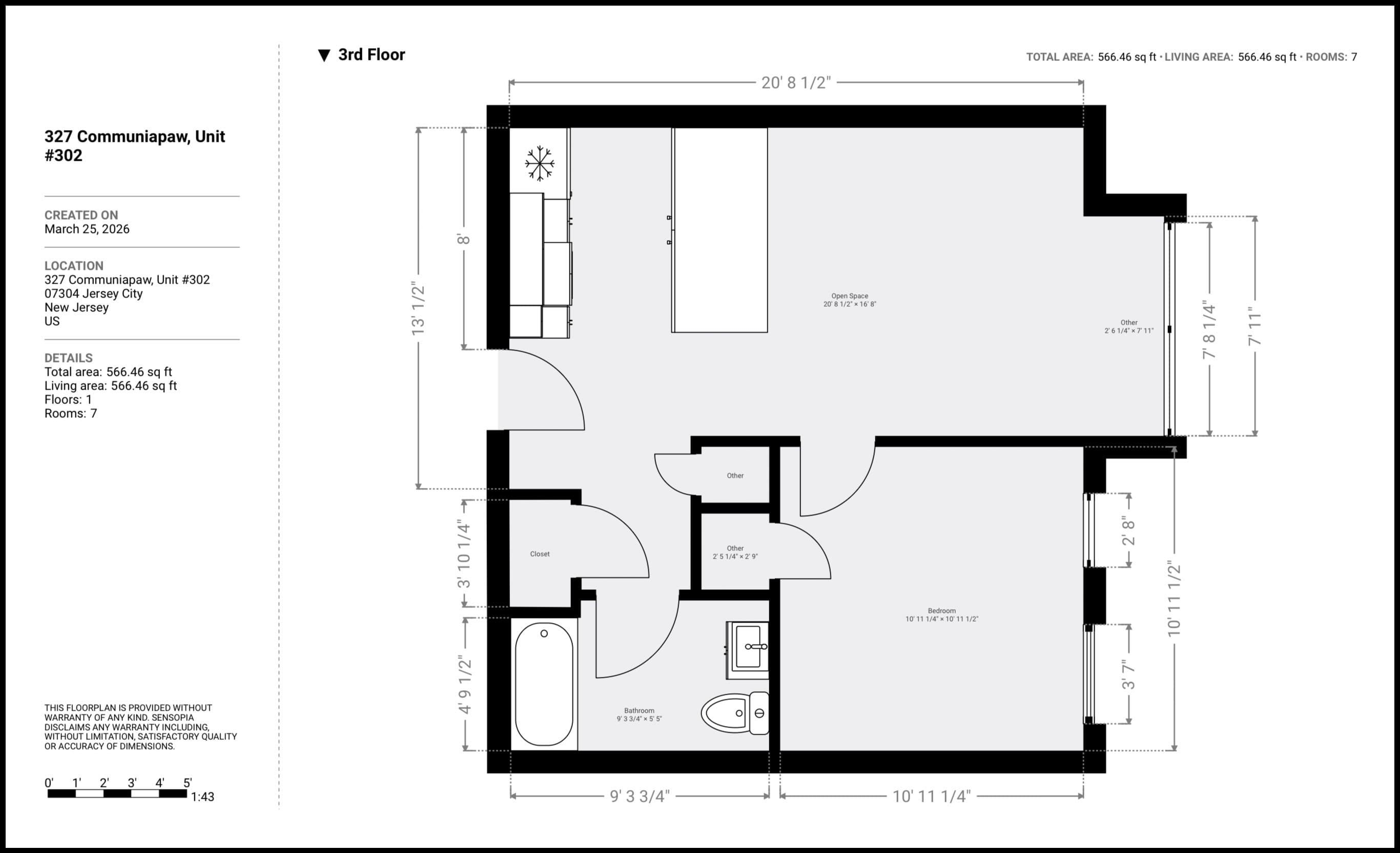 327 COMMUNIPAW AVE Unit: 302