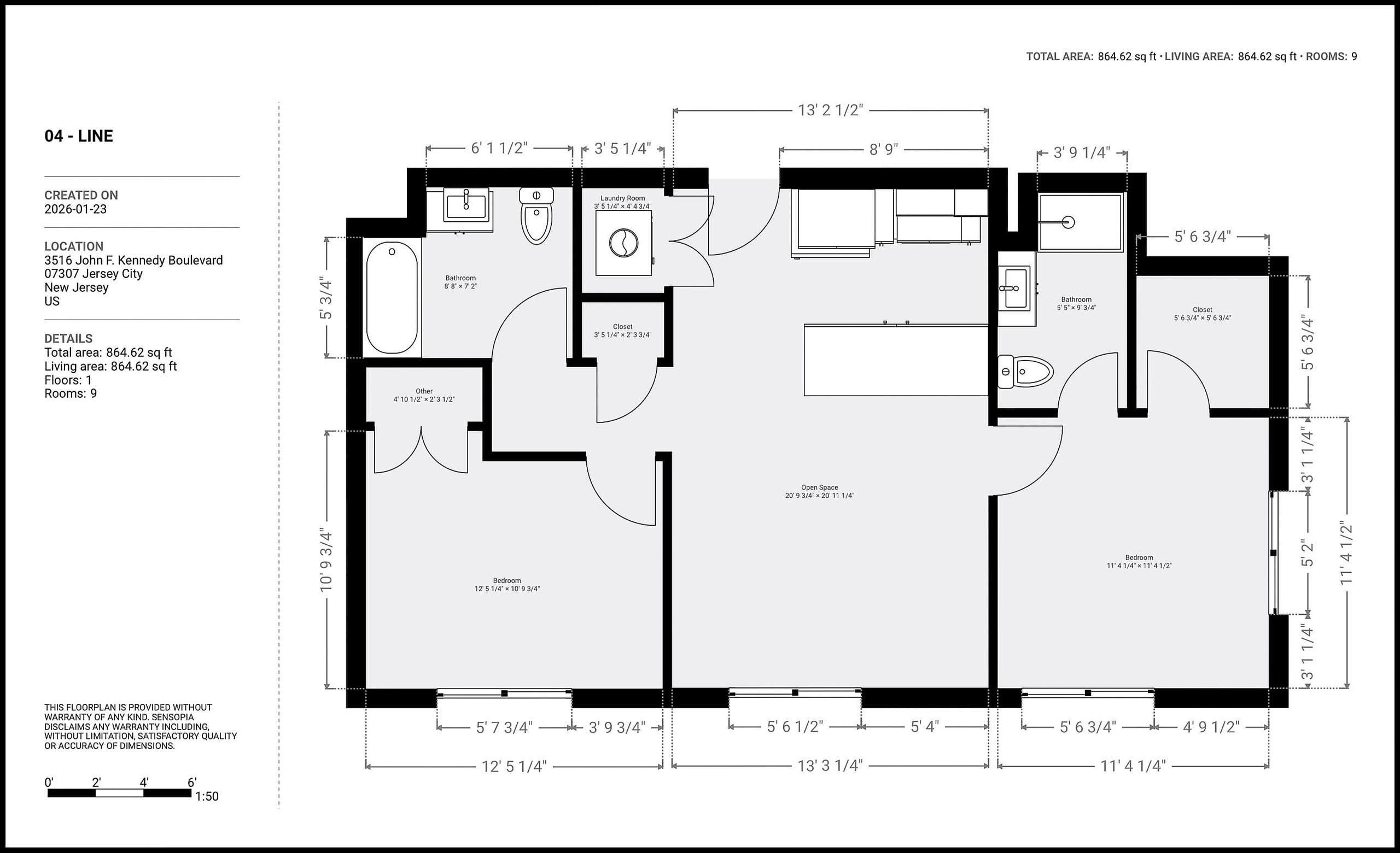 3516 JOHN F KENNEDY BLVD Unit: 504