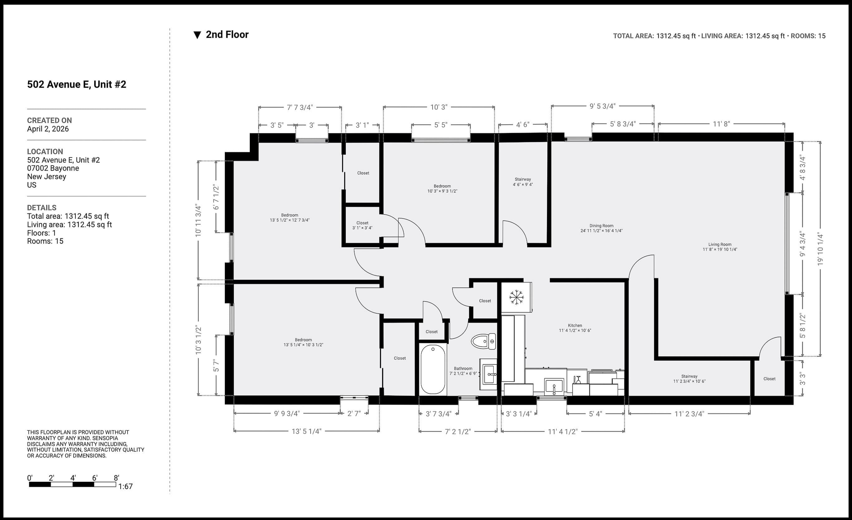 502 AVENUE E Unit: 2