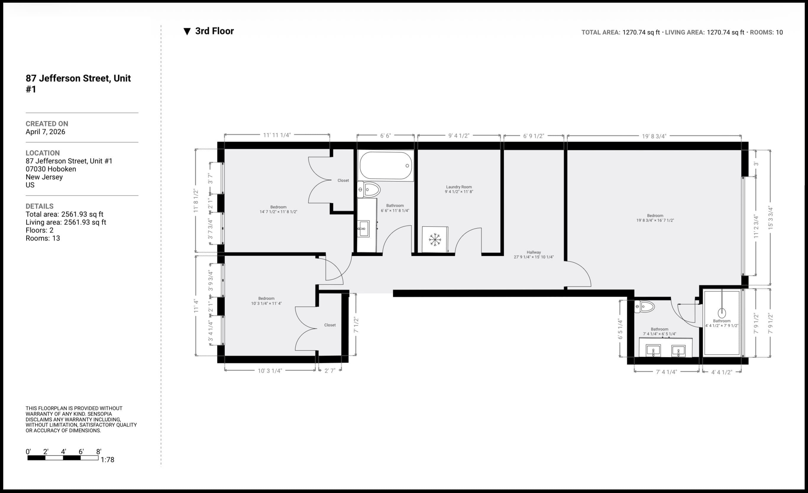 87 JEFFERSON ST Unit: 1