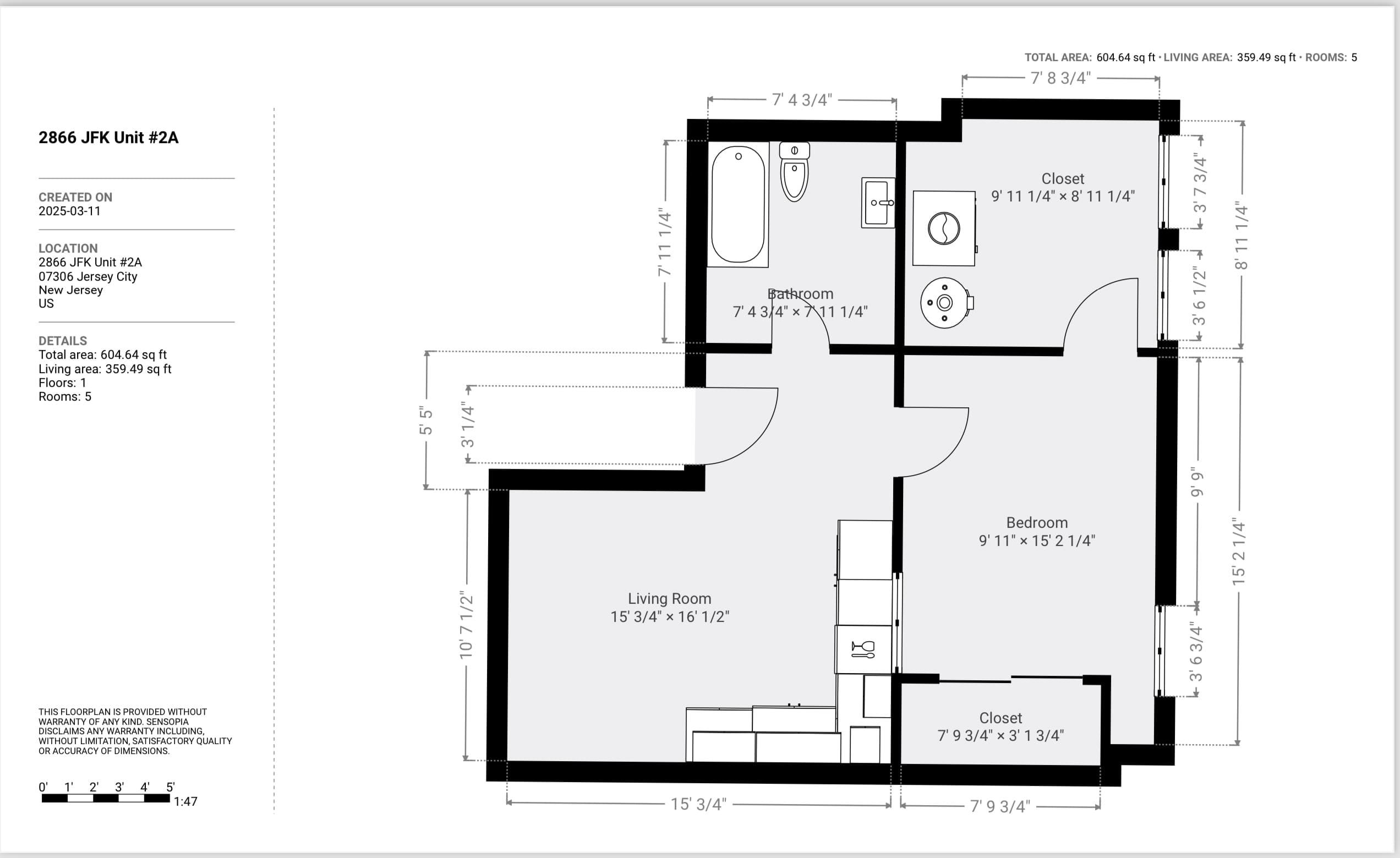 2866 KENNEDY BLVD Unit: 2A