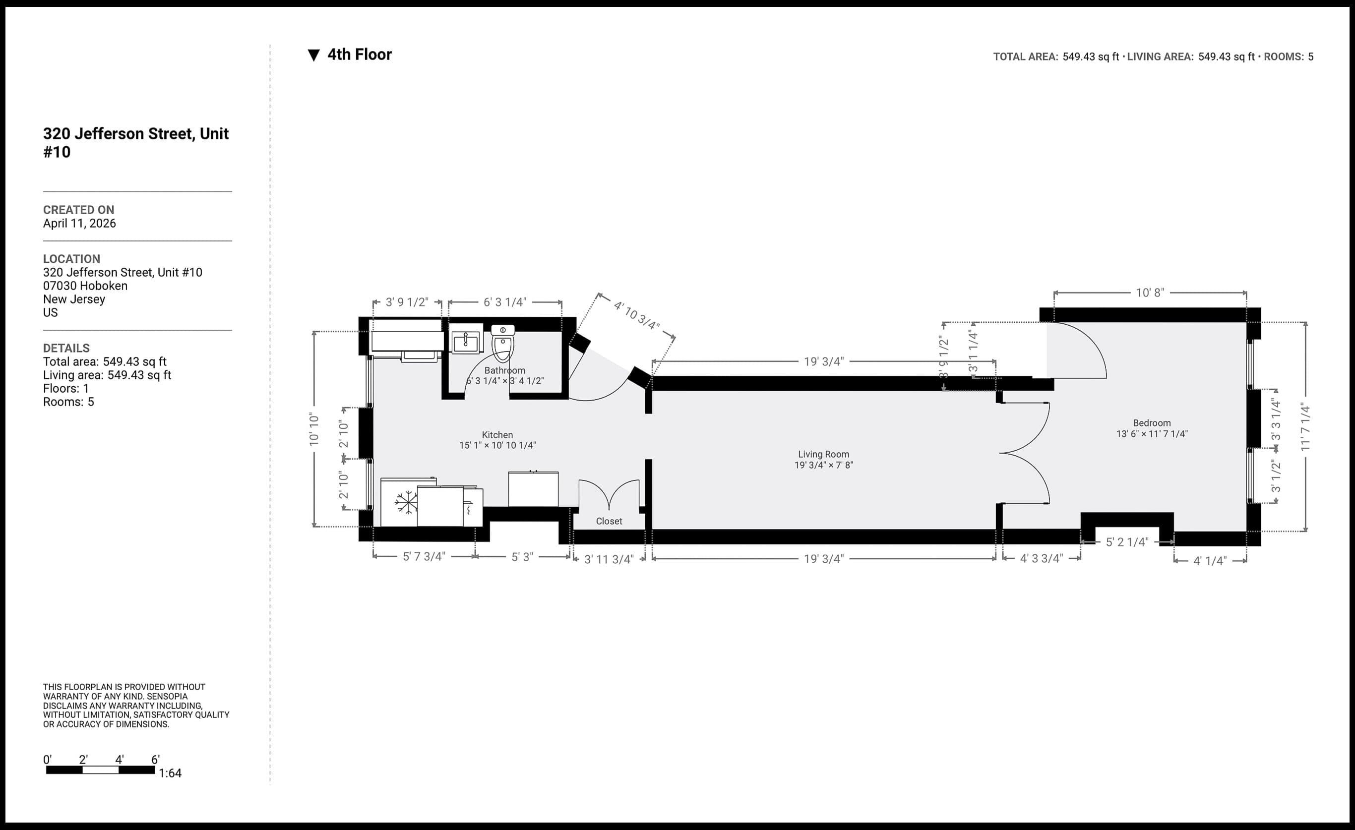 320 JEFFERSON ST Unit: 10