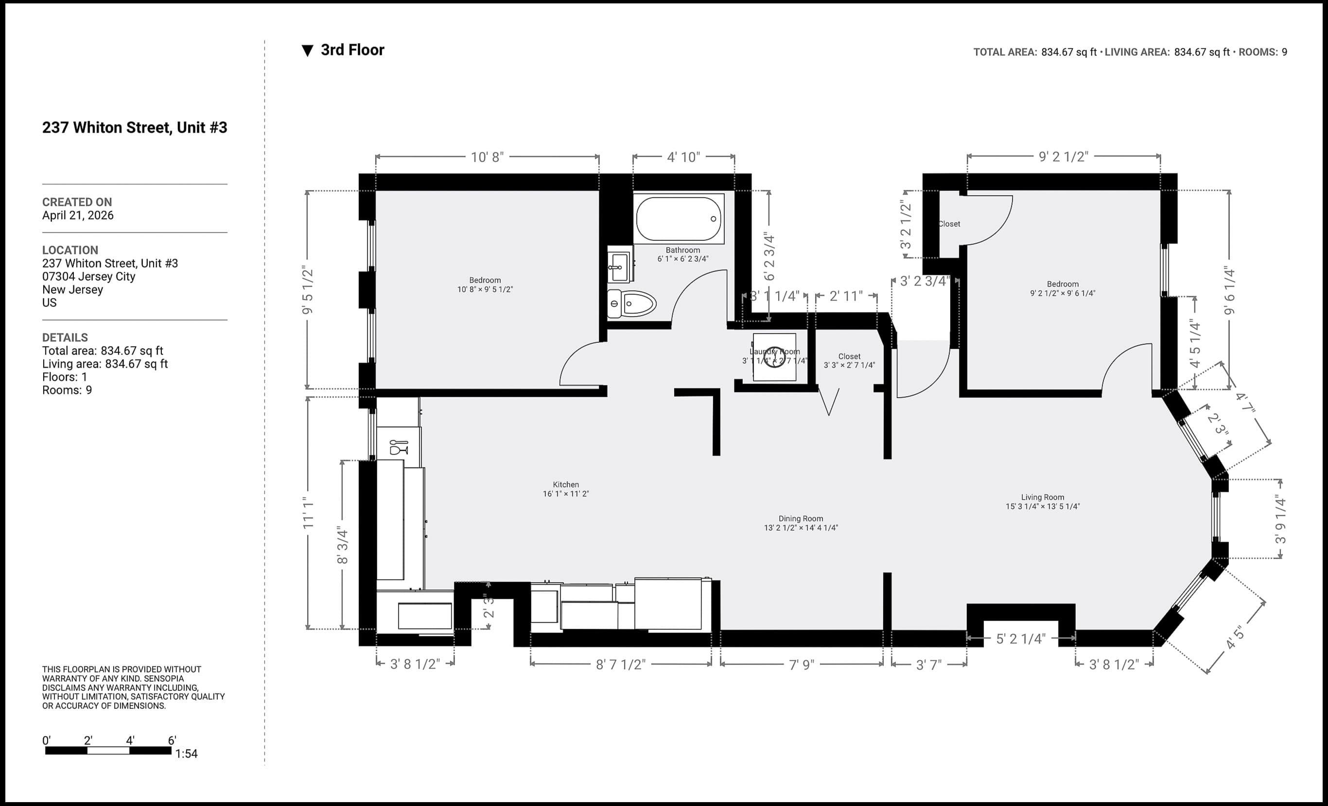 237 WHITON ST Unit: 3