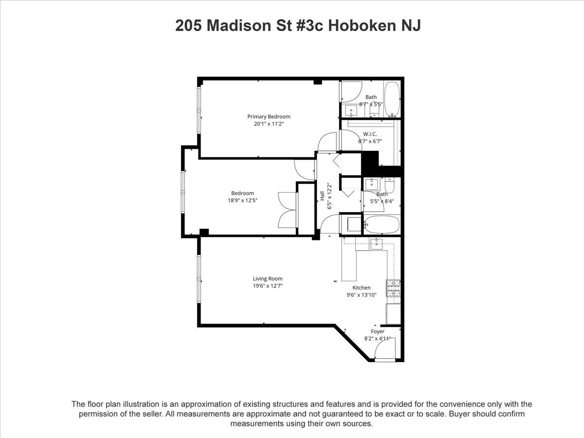 205-207 MADISON ST Unit: 3C