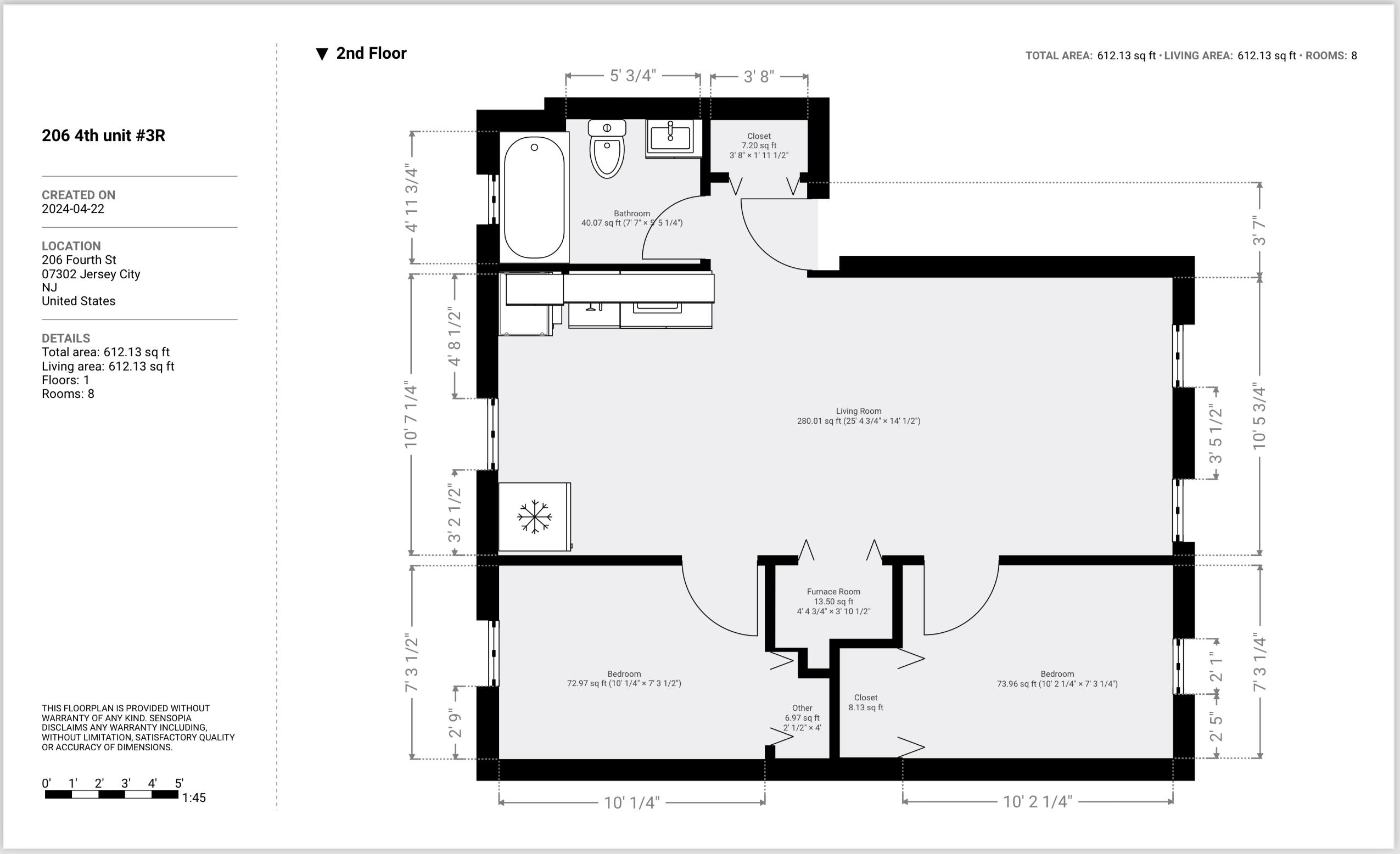 206 4TH ST Unit: 3R