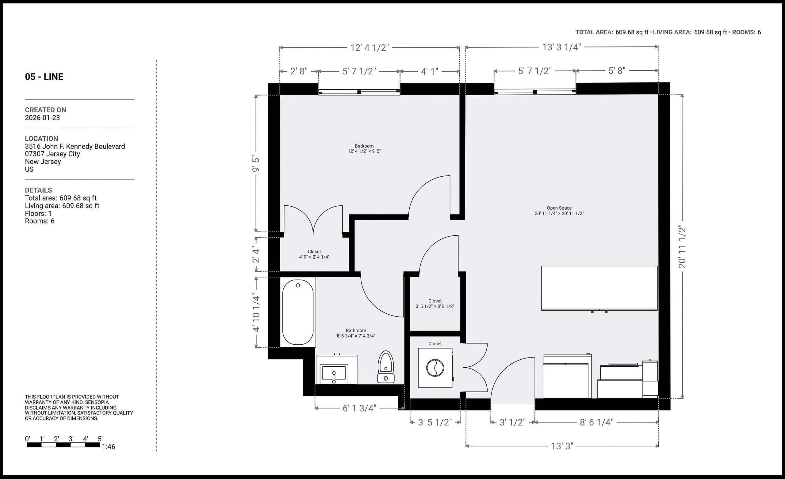 3516 JOHN F KENNEDY BLVD Unit: 505