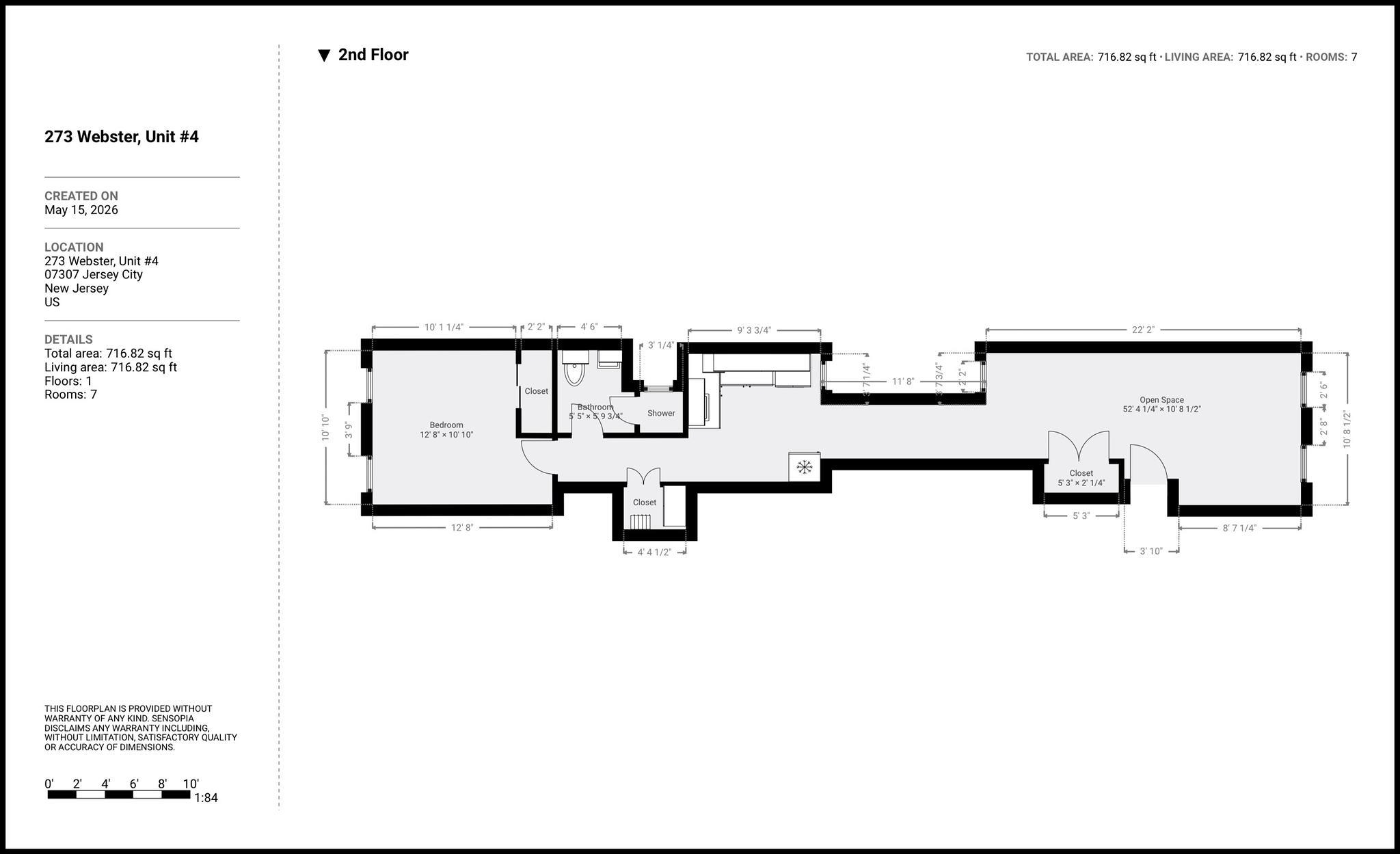 273 WEBSTER AVE Unit: 4