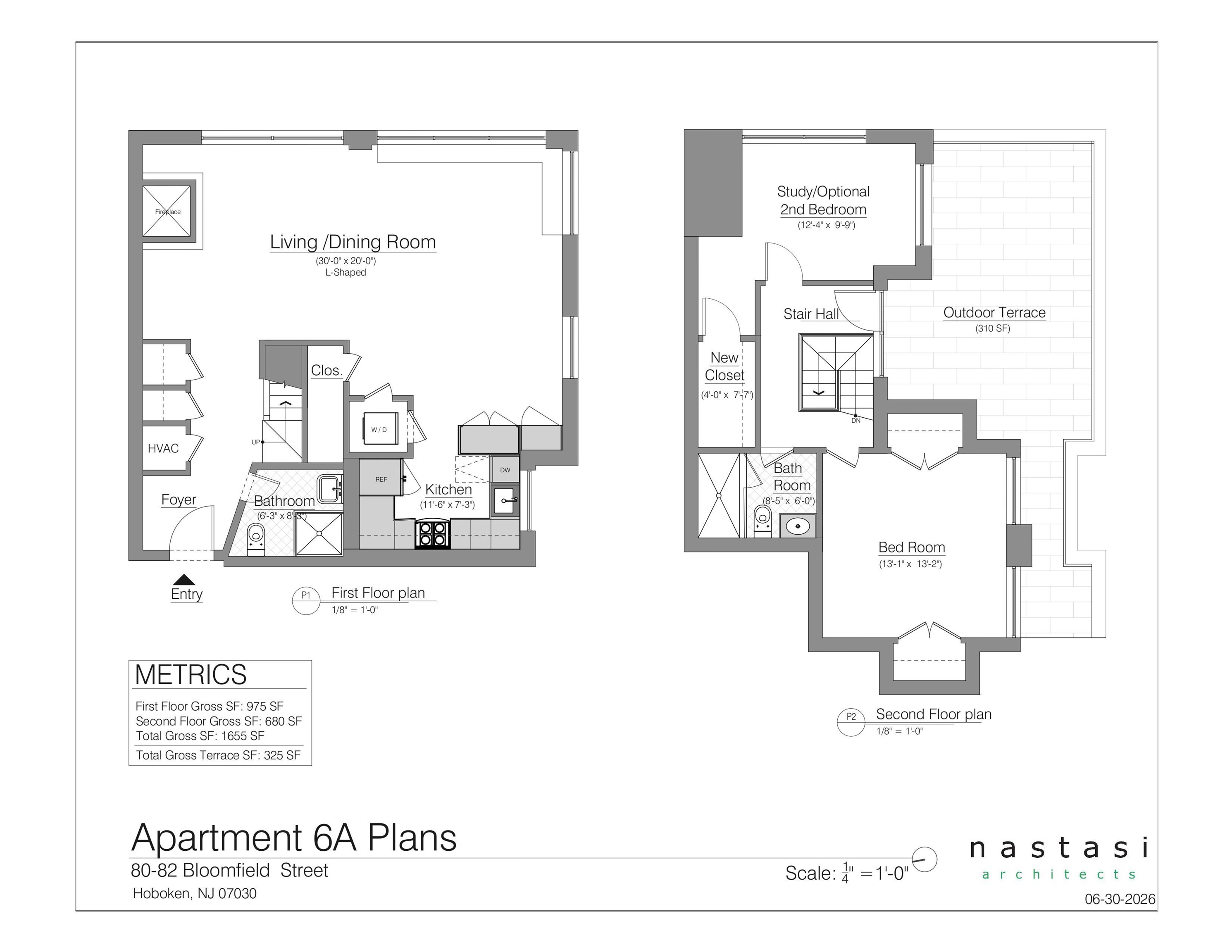 80 BLOOMFIELD ST Unit: 6A