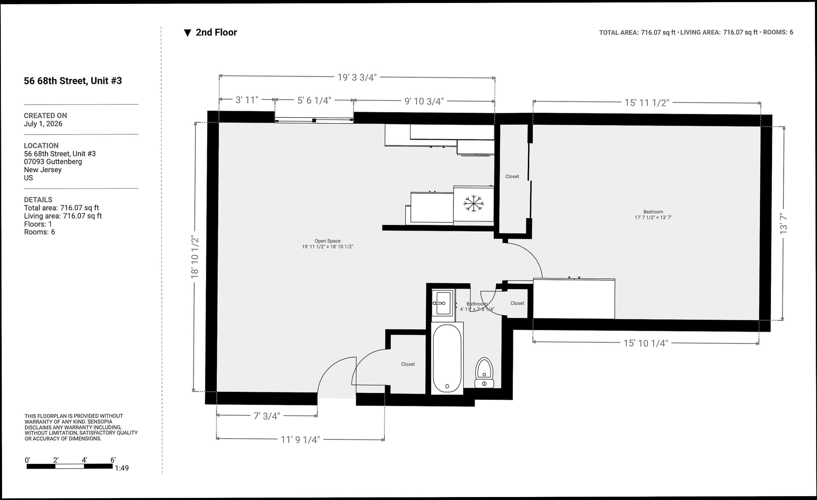 56 68TH ST Unit: 3
