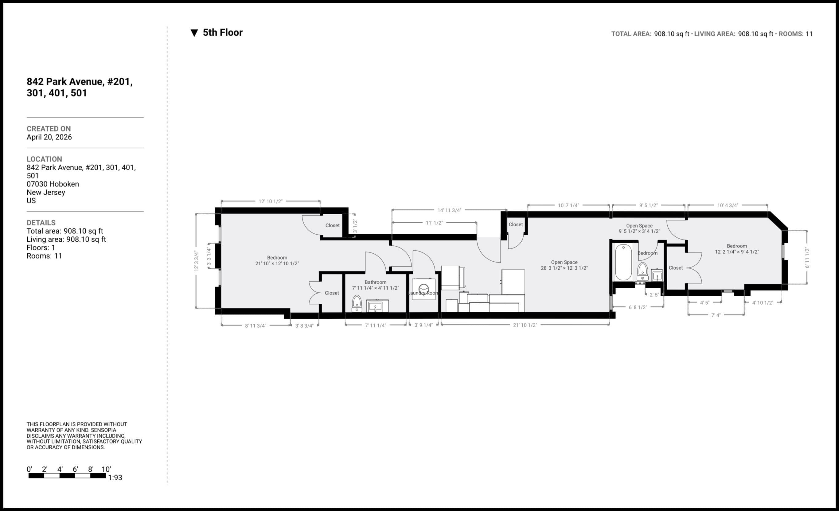 842 PARK AVE Unit: 302
