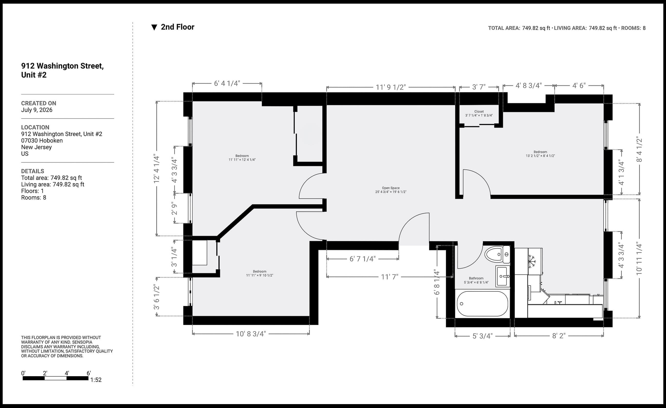 912 WASHINGTON ST Unit: 2