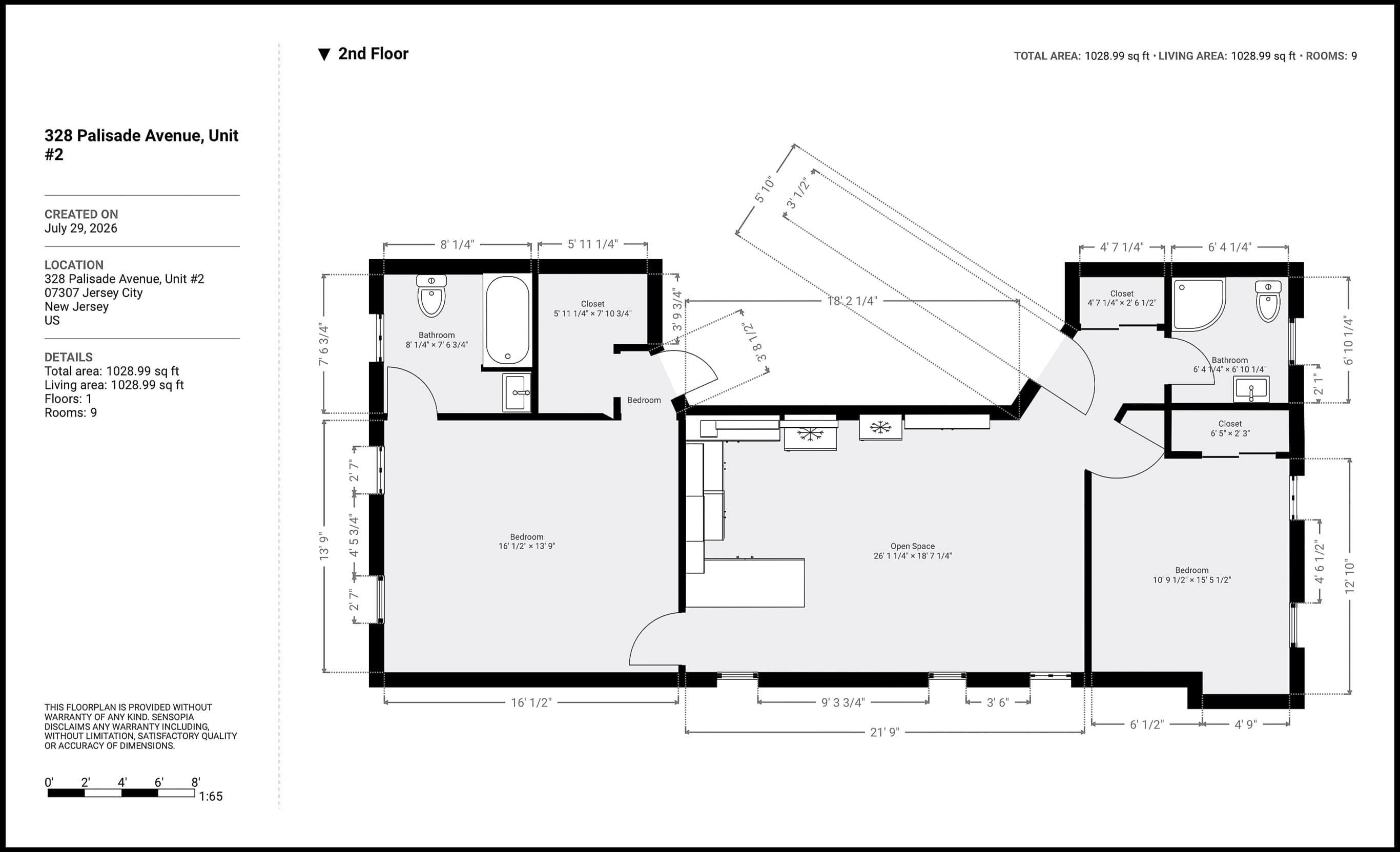 328 PALISADE AVE Unit: 2
