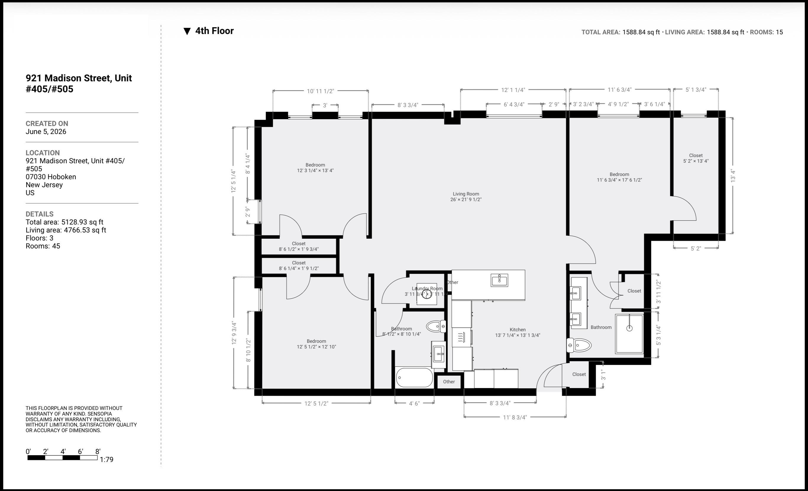 931 MADISON ST Unit: 405