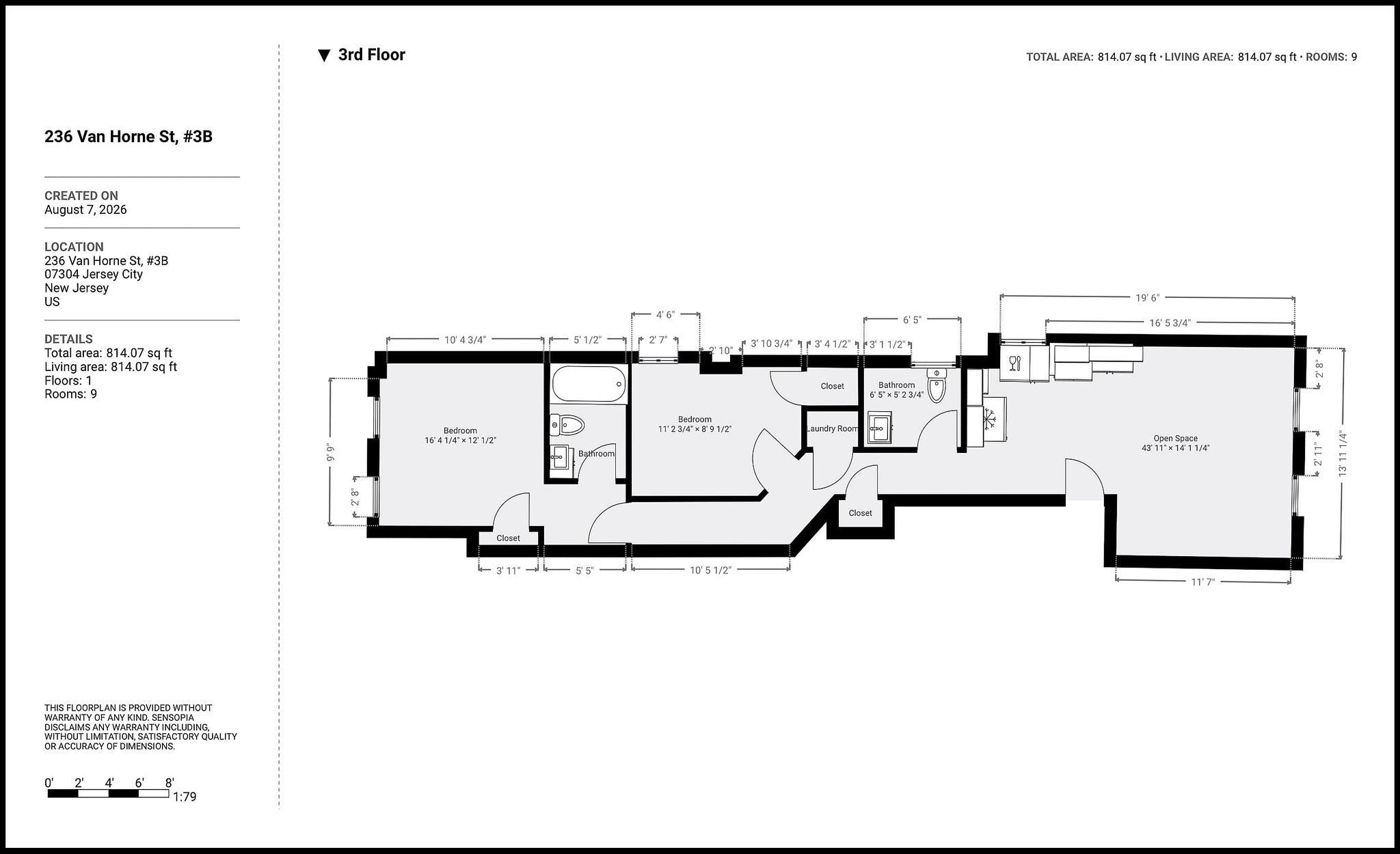 236 VAN HORNE ST Unit: 3B