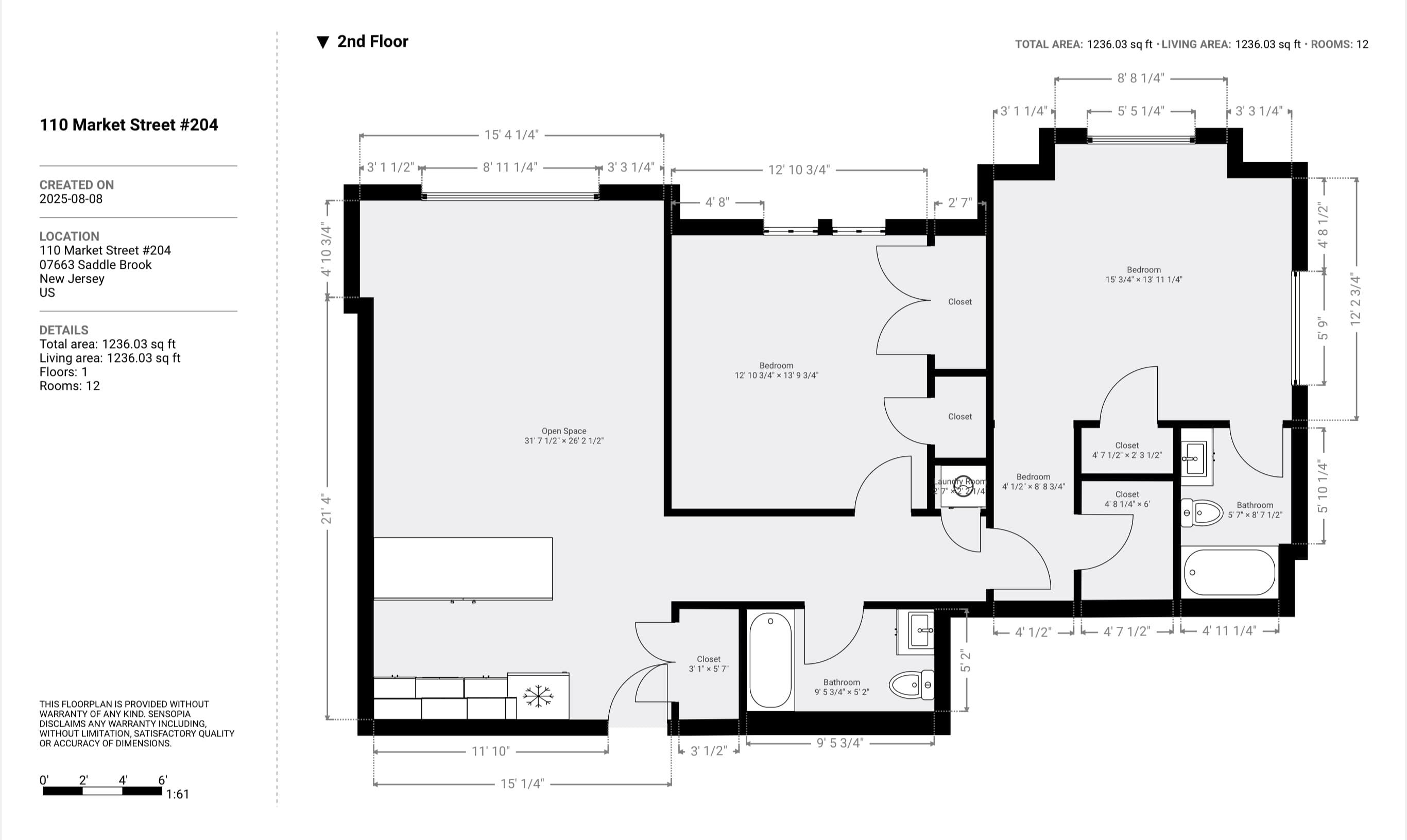 110 MARKET ST Unit: 204