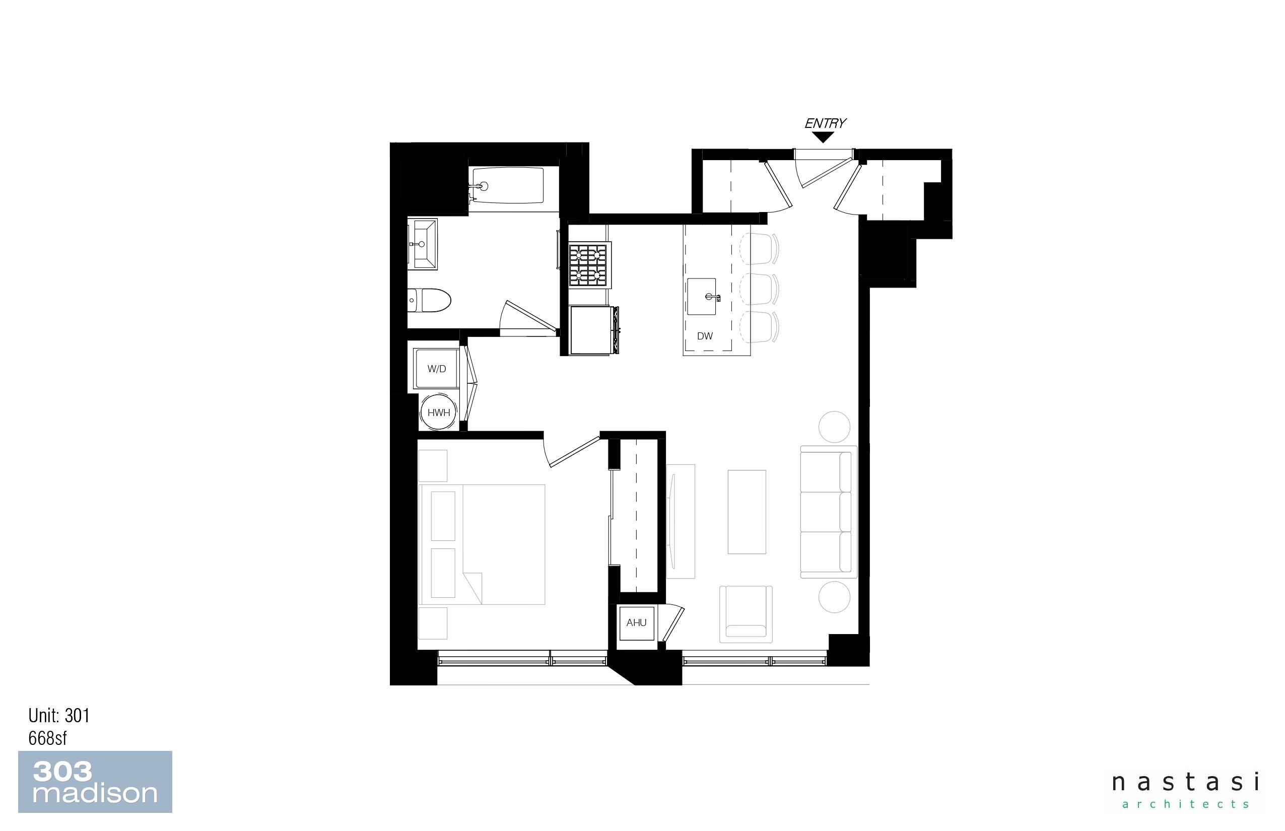 303 MADISON ST Unit: 301