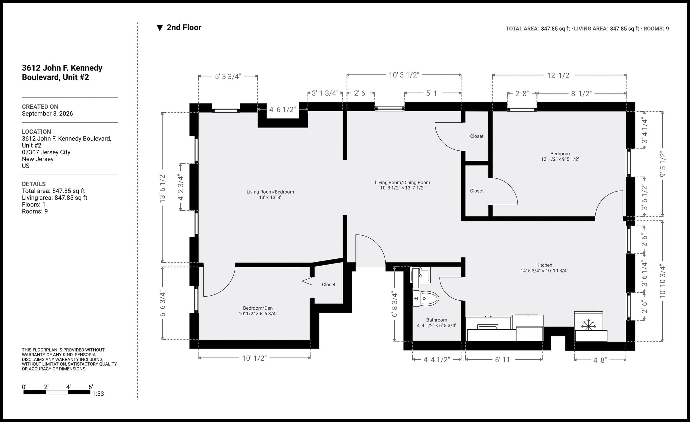 3612 KENNEDY BLVD Unit: 2