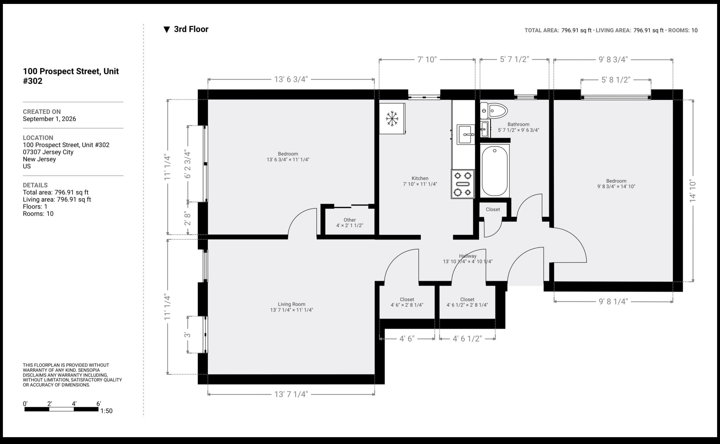 100 PROSPECT ST Unit: 302