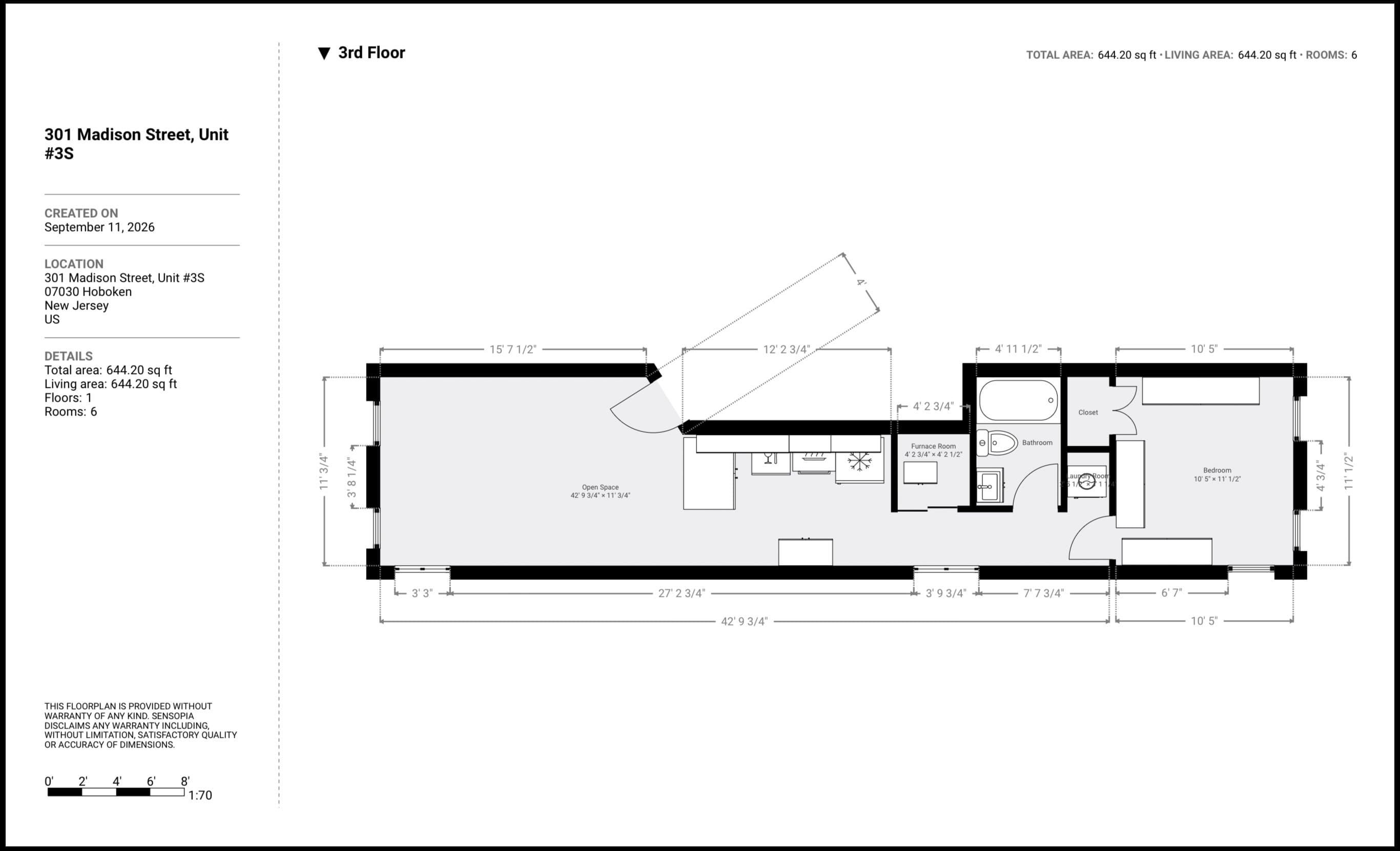 301 MADISON ST Unit: 3S