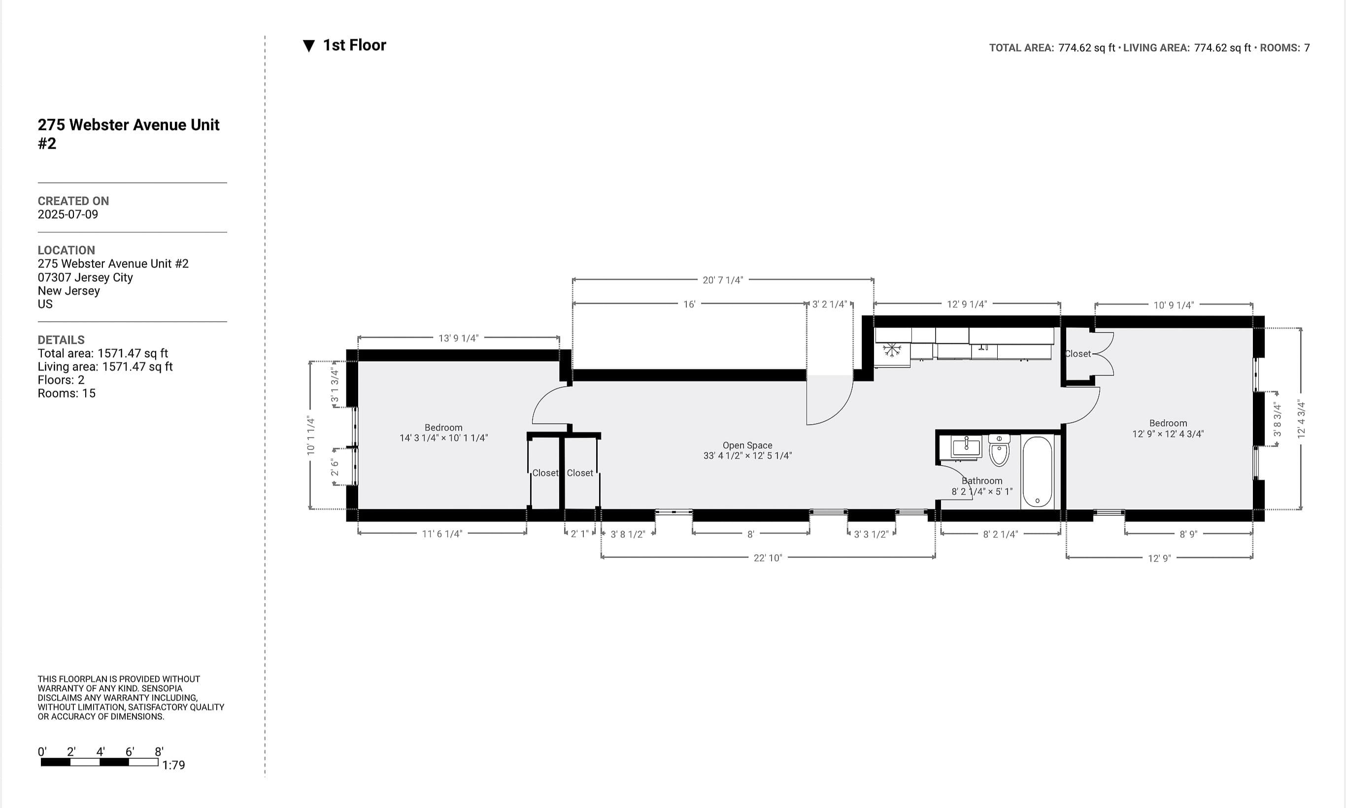 275 WEBSTER AVE Unit: 2