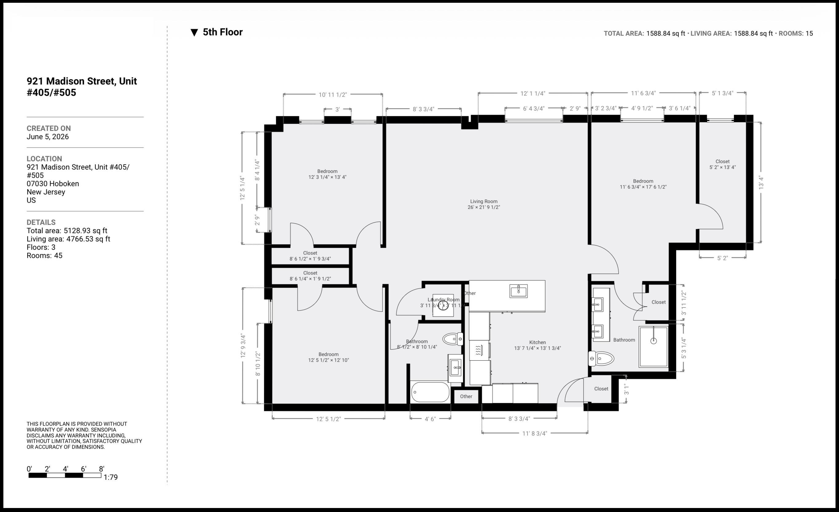 921 MADISON ST Unit: 505