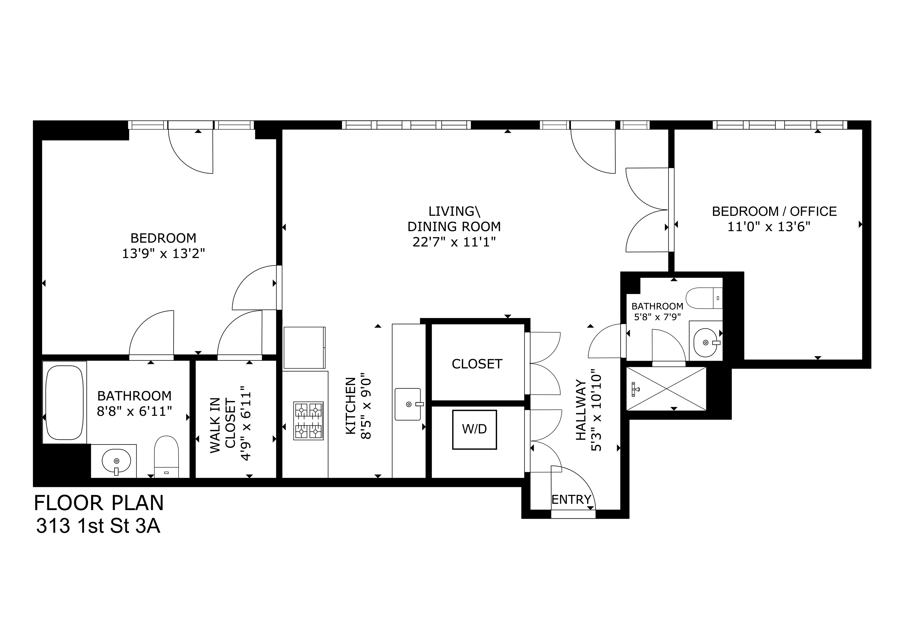 313 1ST ST Unit: 3A