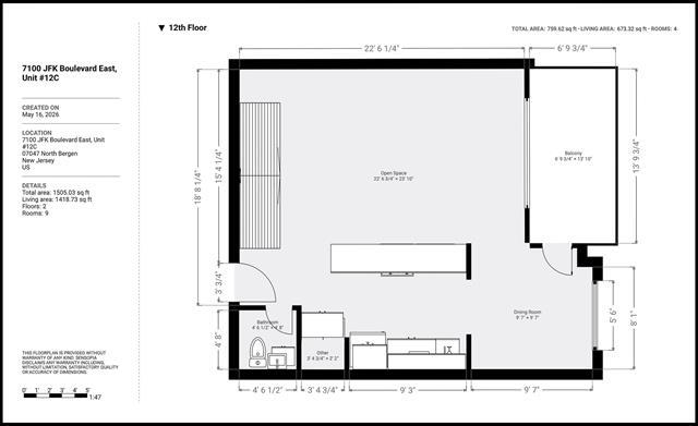 7100 BLVD EAST Unit: 12C
