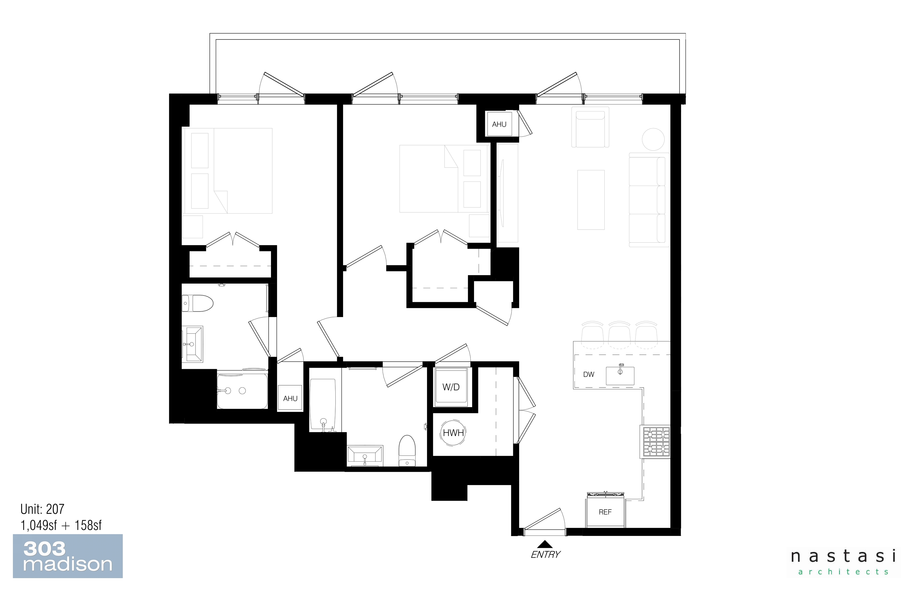 303 MADISON ST Unit: 207
