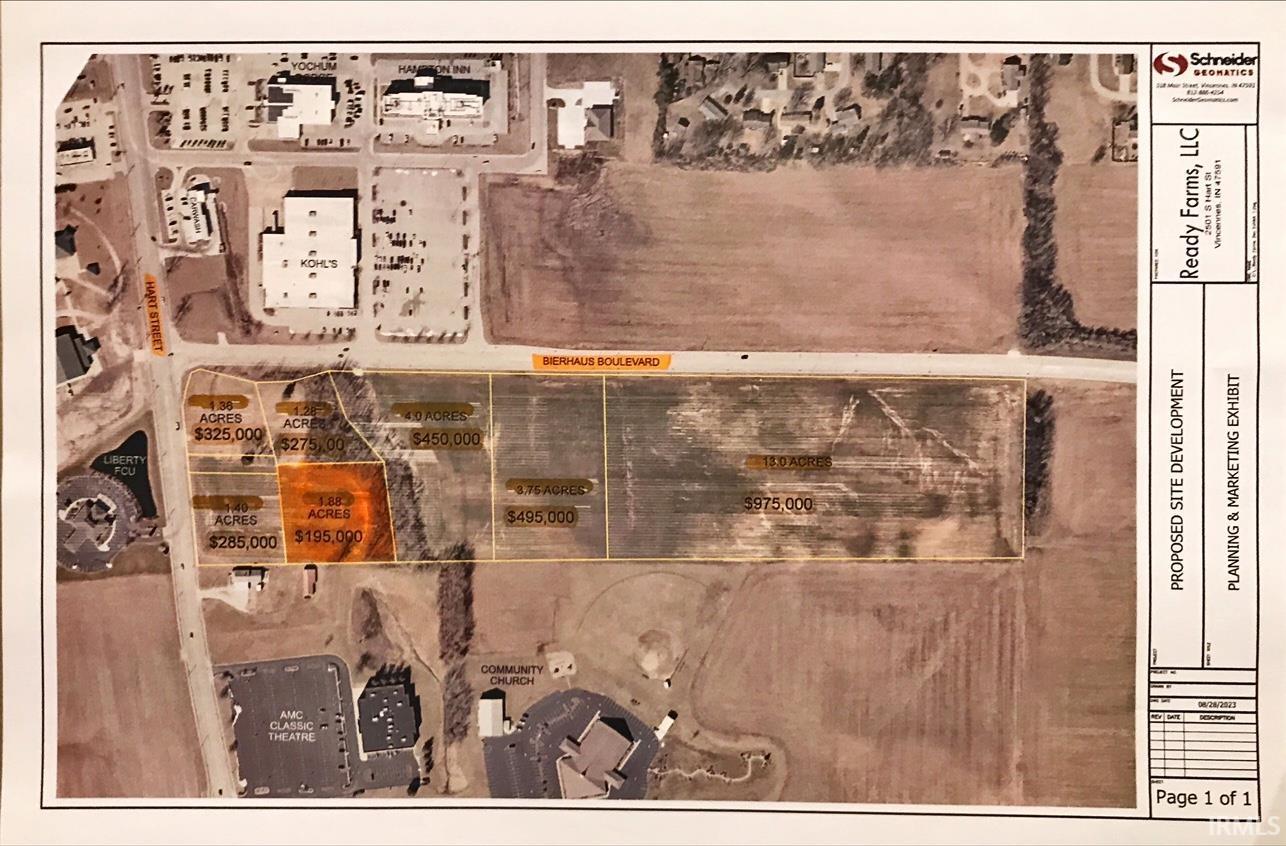 1.88 acres Off Hart Street