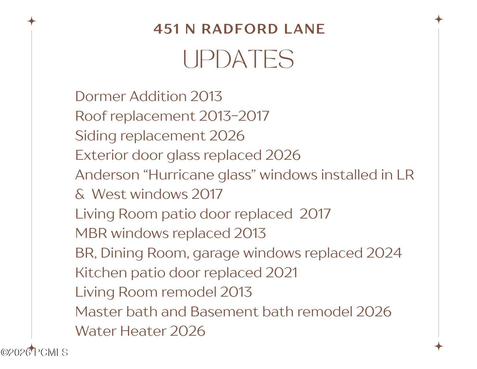 451 N Radford Lane