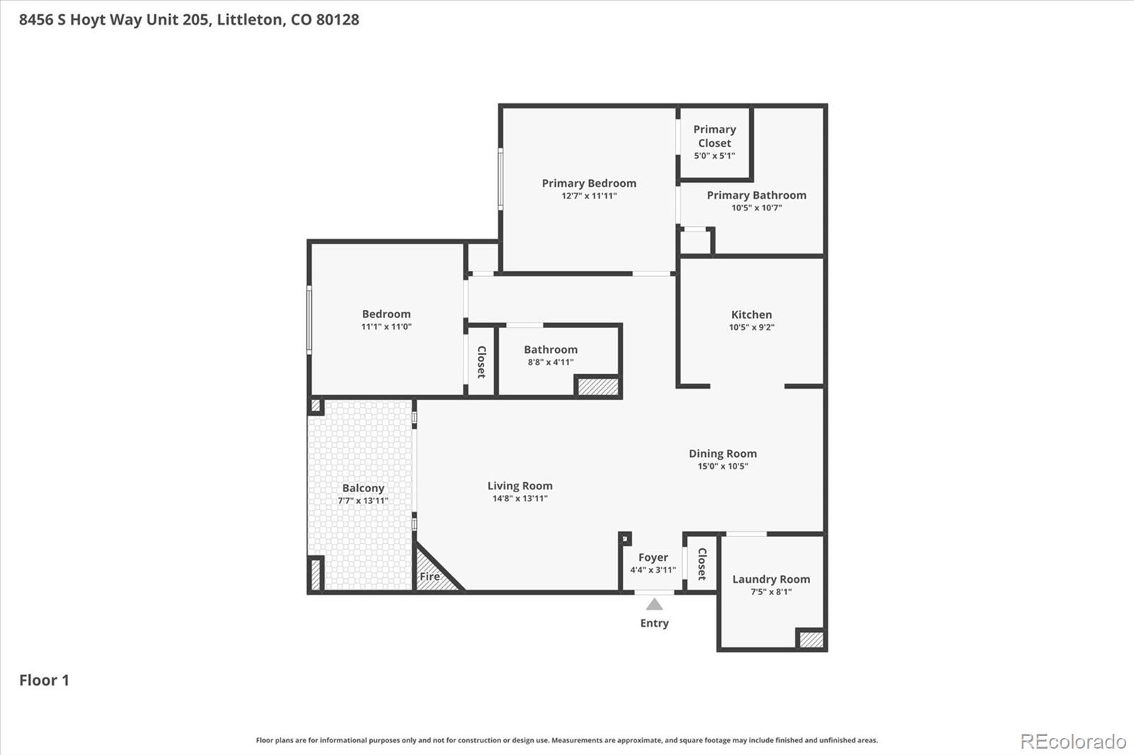 8456 S Hoyt Way Unit: 205
