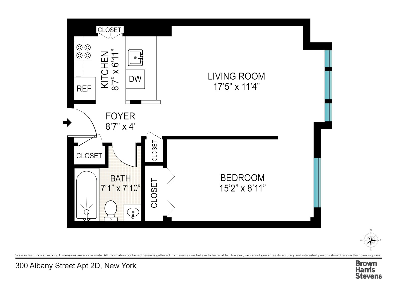 300 ALBANY Street 2D