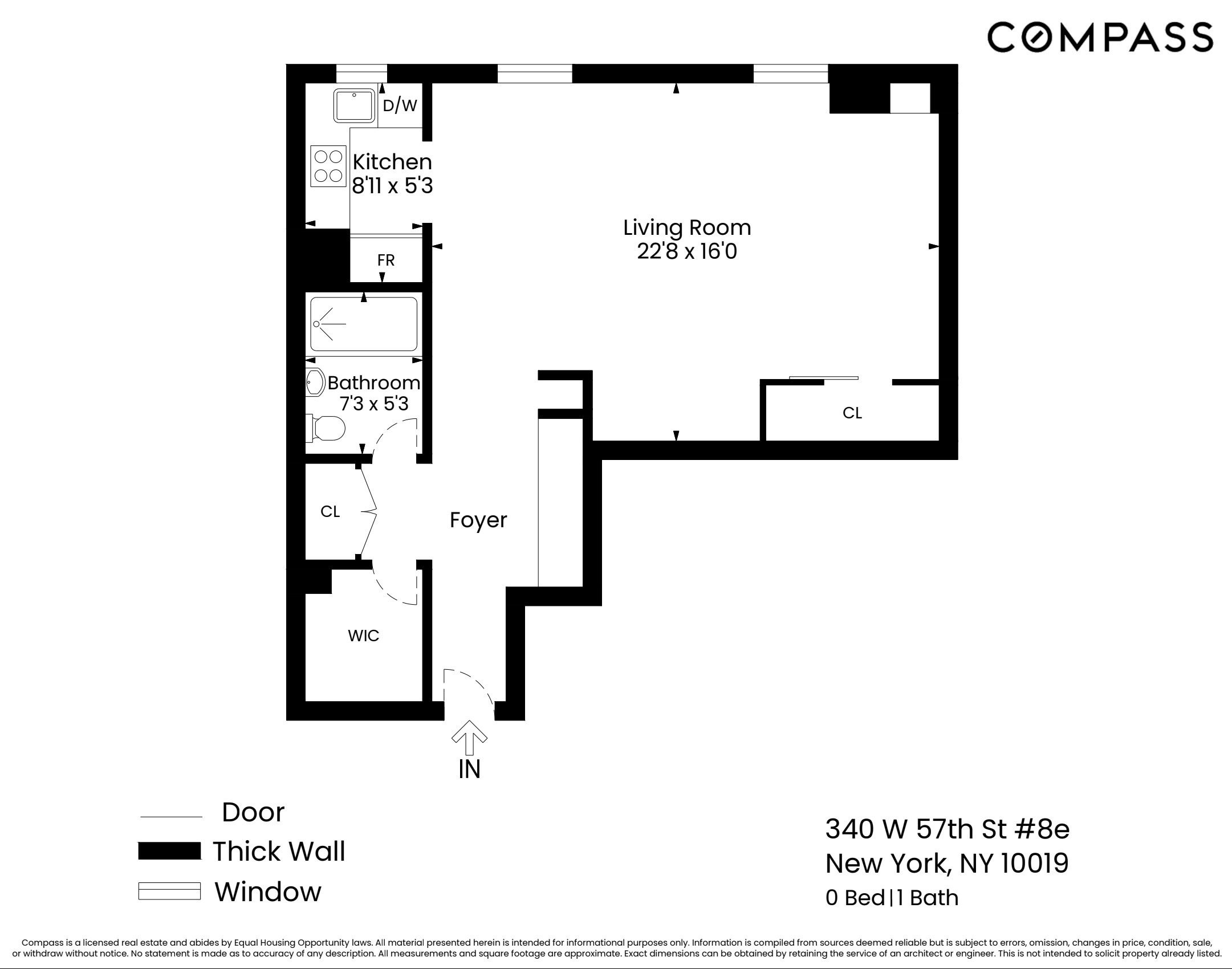 340 W 57th Street 8E