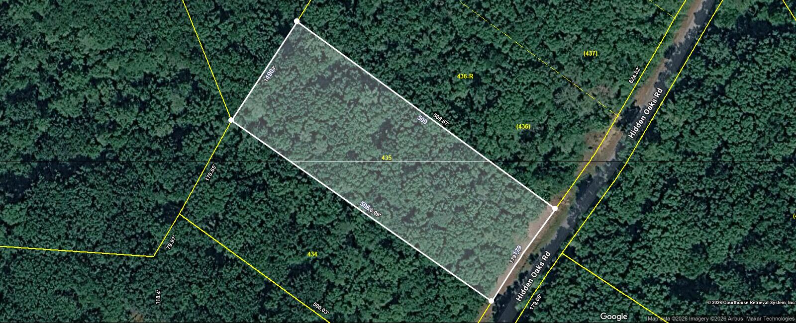 Lot 435 Hidden Oaks Road