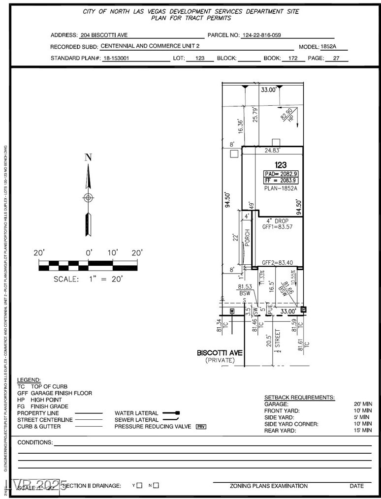 204 BISCOTTI Avenue LOT 123