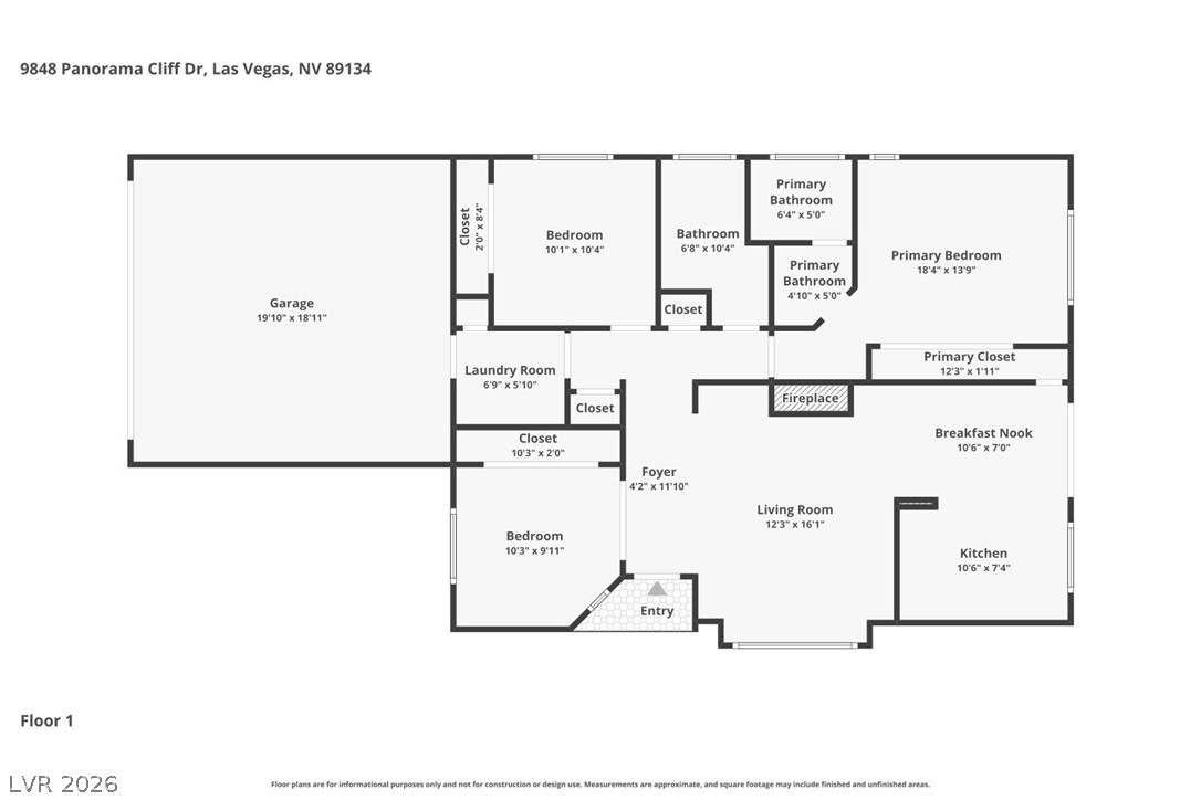 9848 Panorama Cliff Drive