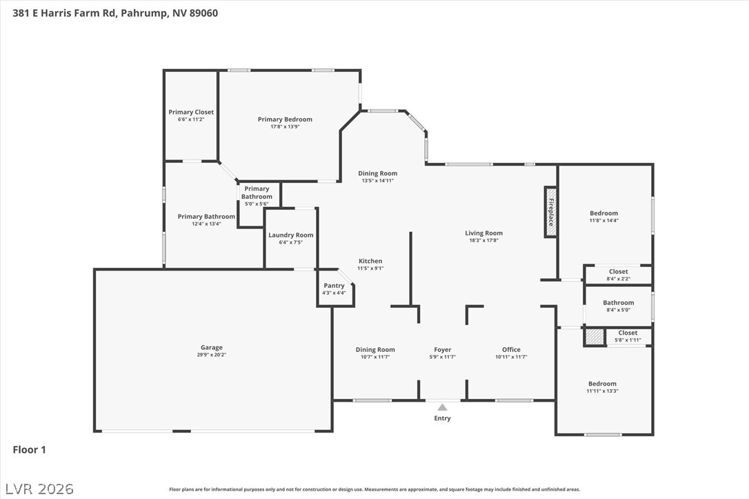 381 East Harris Farm Road