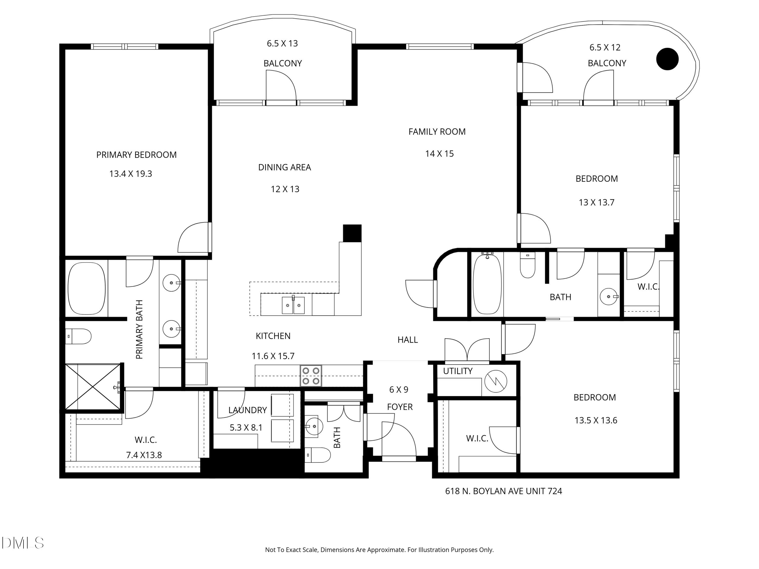 618 N Boylan Avenue # 724
