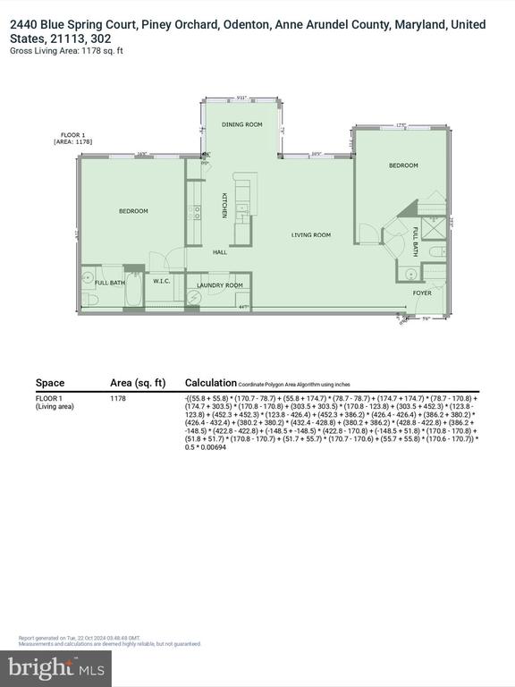 2440 BLUE SPRING COURT Unit: 302