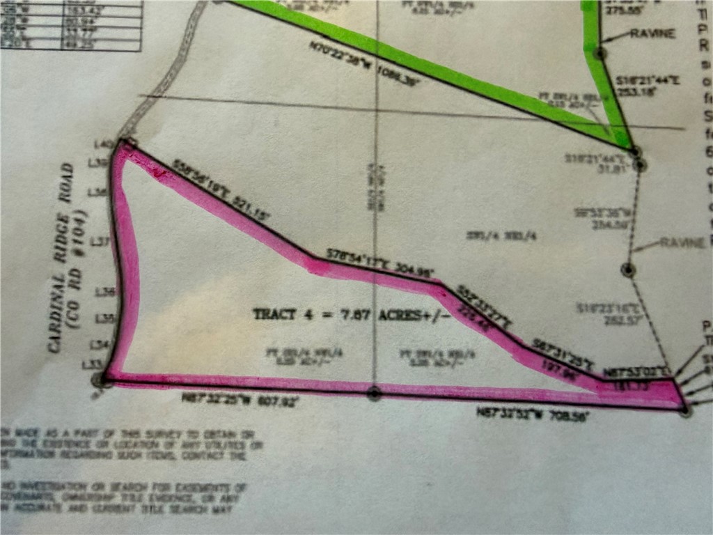 Tract 4 Cardinal Ridge Road