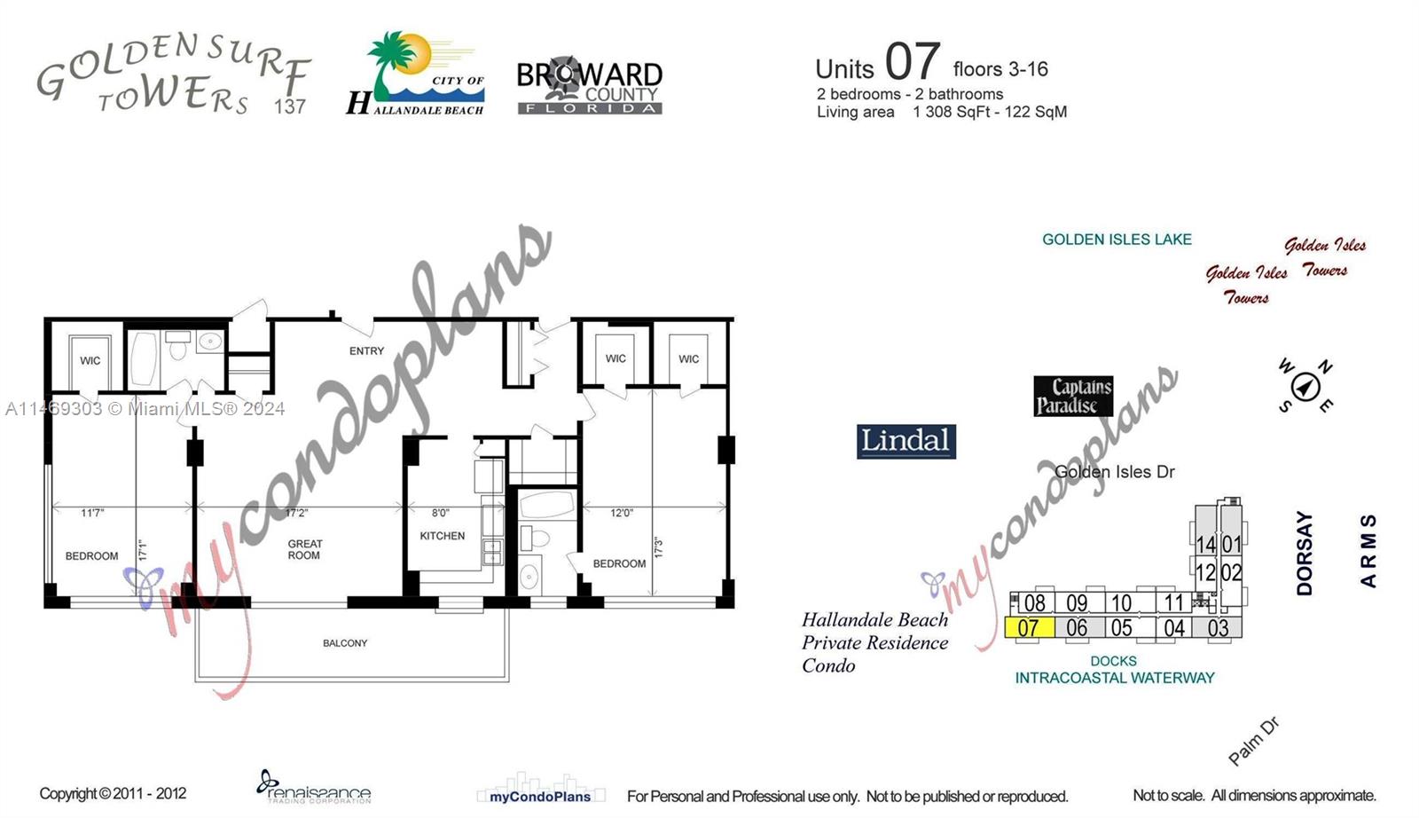 137 Golden Isles Dr Unit: 810