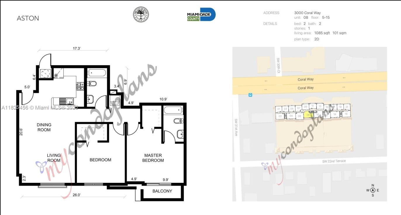 3000 Coral Way # 808