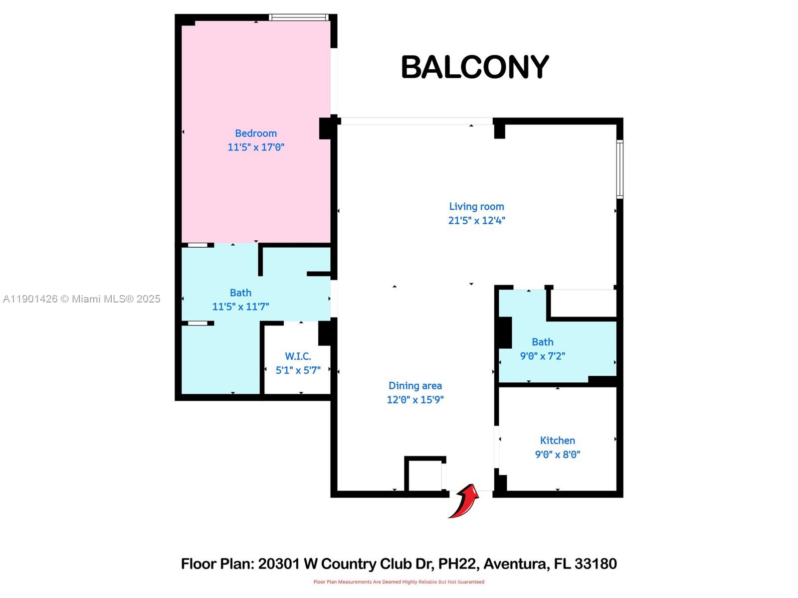 20301 W Country Club Dr, Aventura Unit: PH22