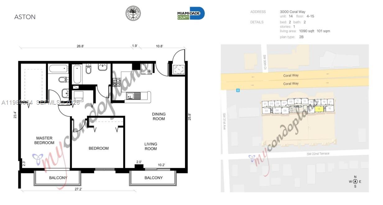 3000 Coral Way # 1114