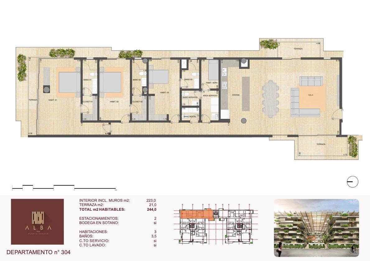 2413 Blvd Puerto Cancún # 304